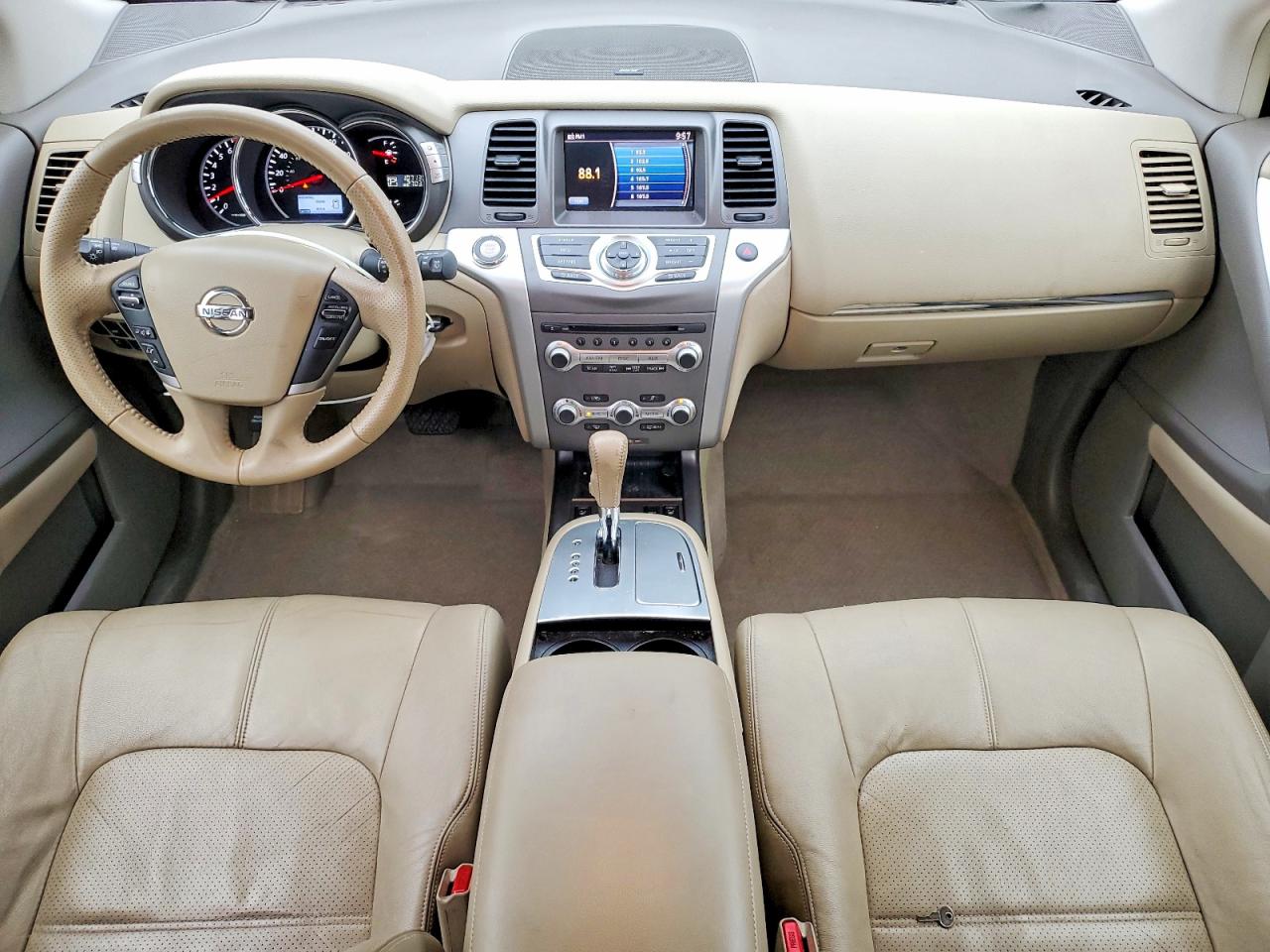 2014 Nissan Murano S Коричневый vin: JN8AZ1MW8EW507235