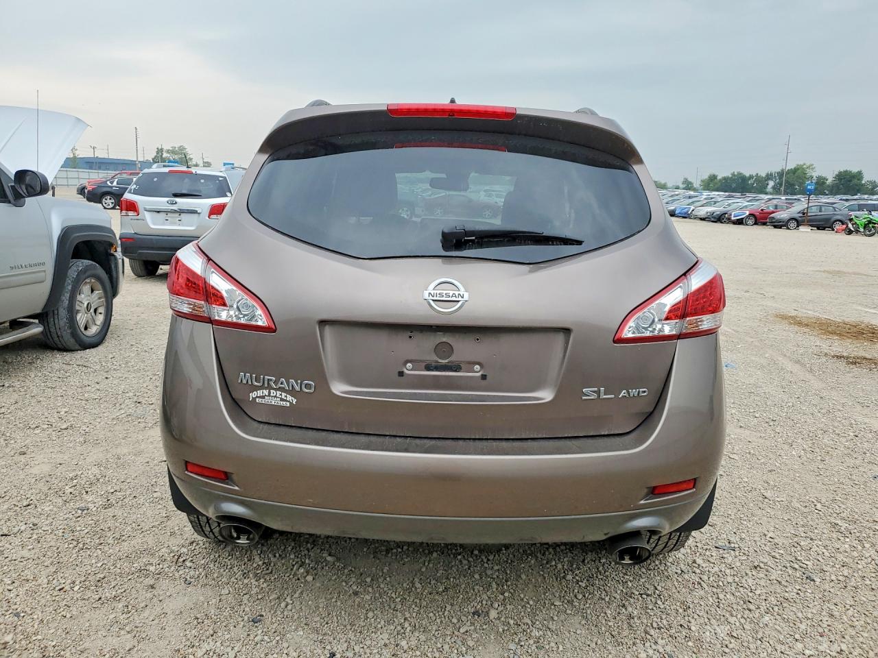 2014 Nissan Murano S Коричневый vin: JN8AZ1MW8EW507235