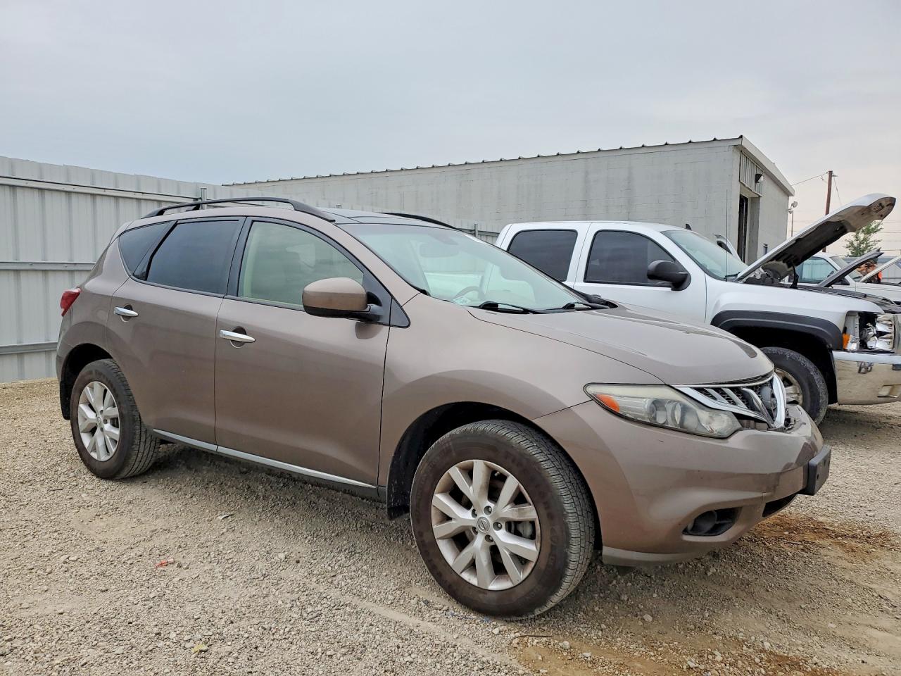 2014 Nissan Murano S Коричневый vin: JN8AZ1MW8EW507235