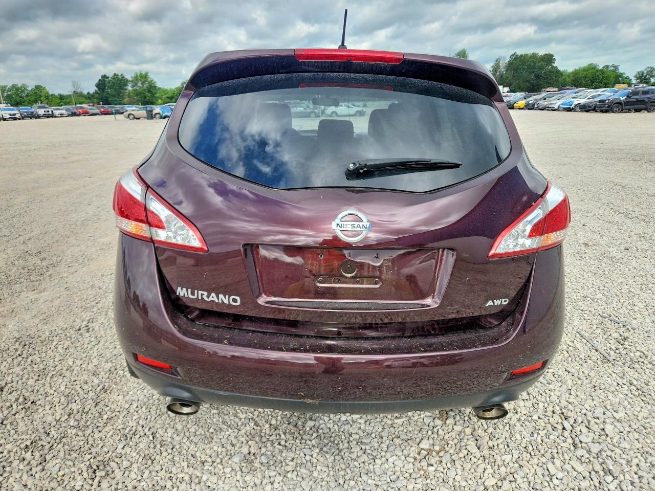 2014 Nissan Murano S Темно-бордовый vin: JN8AZ1MW8EW508692