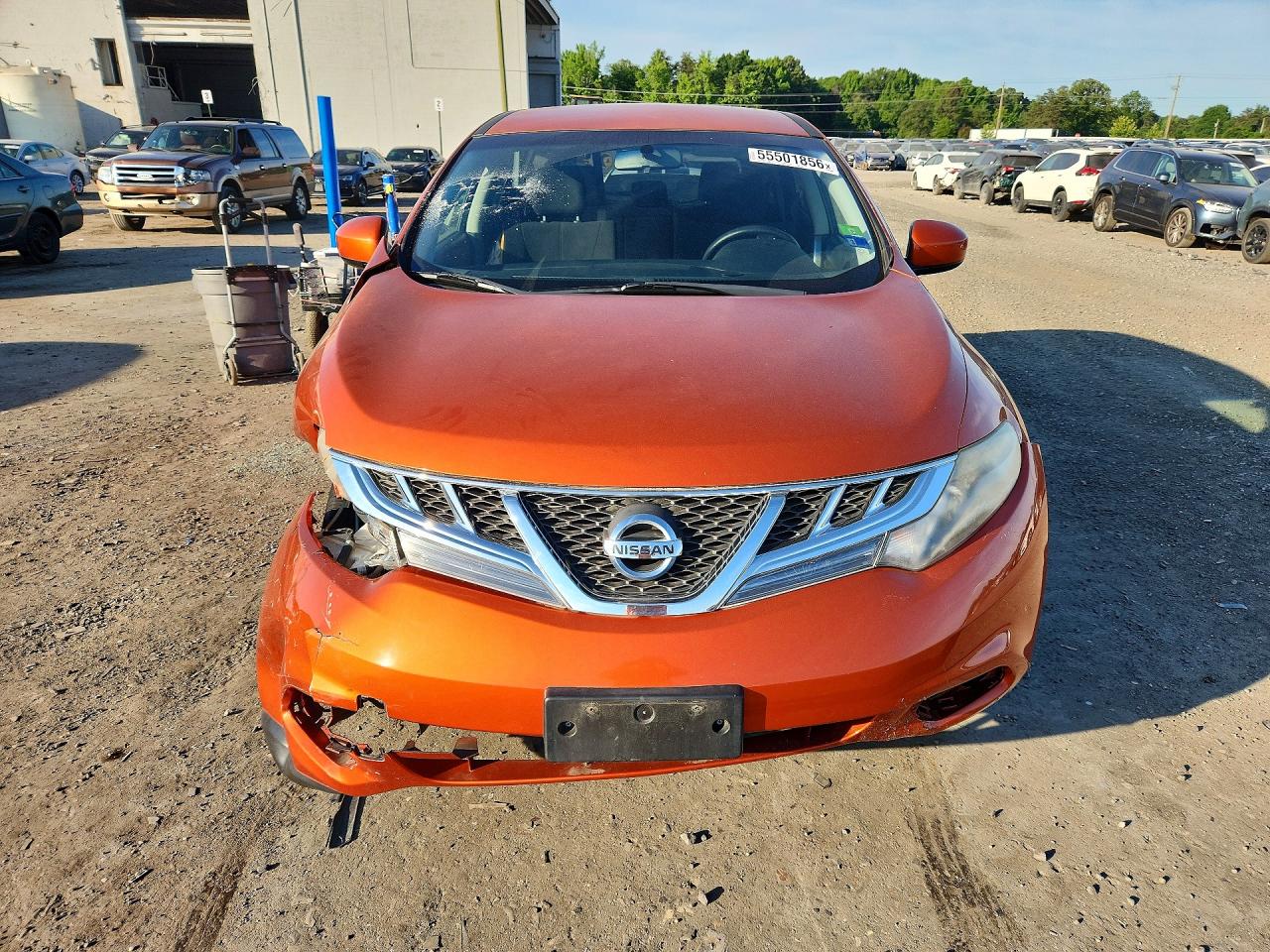 2014 Nissan Murano S Orange vin: JN8AZ1MW8EW515514