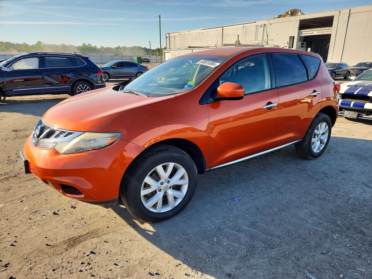 2014 Nissan Murano S Orange vin: JN8AZ1MW8EW515514