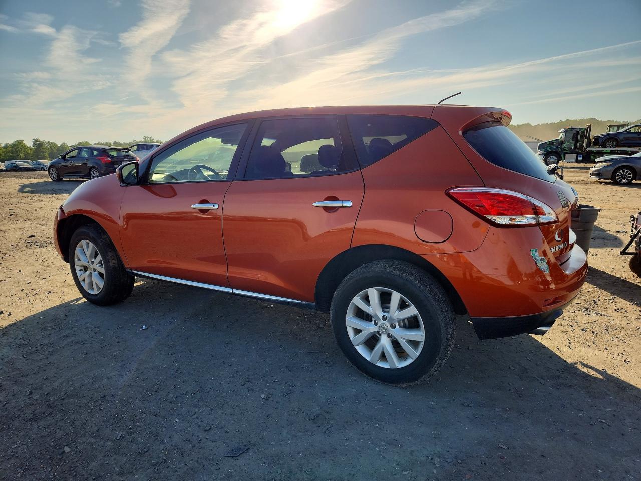 2014 Nissan Murano S Orange vin: JN8AZ1MW8EW515514