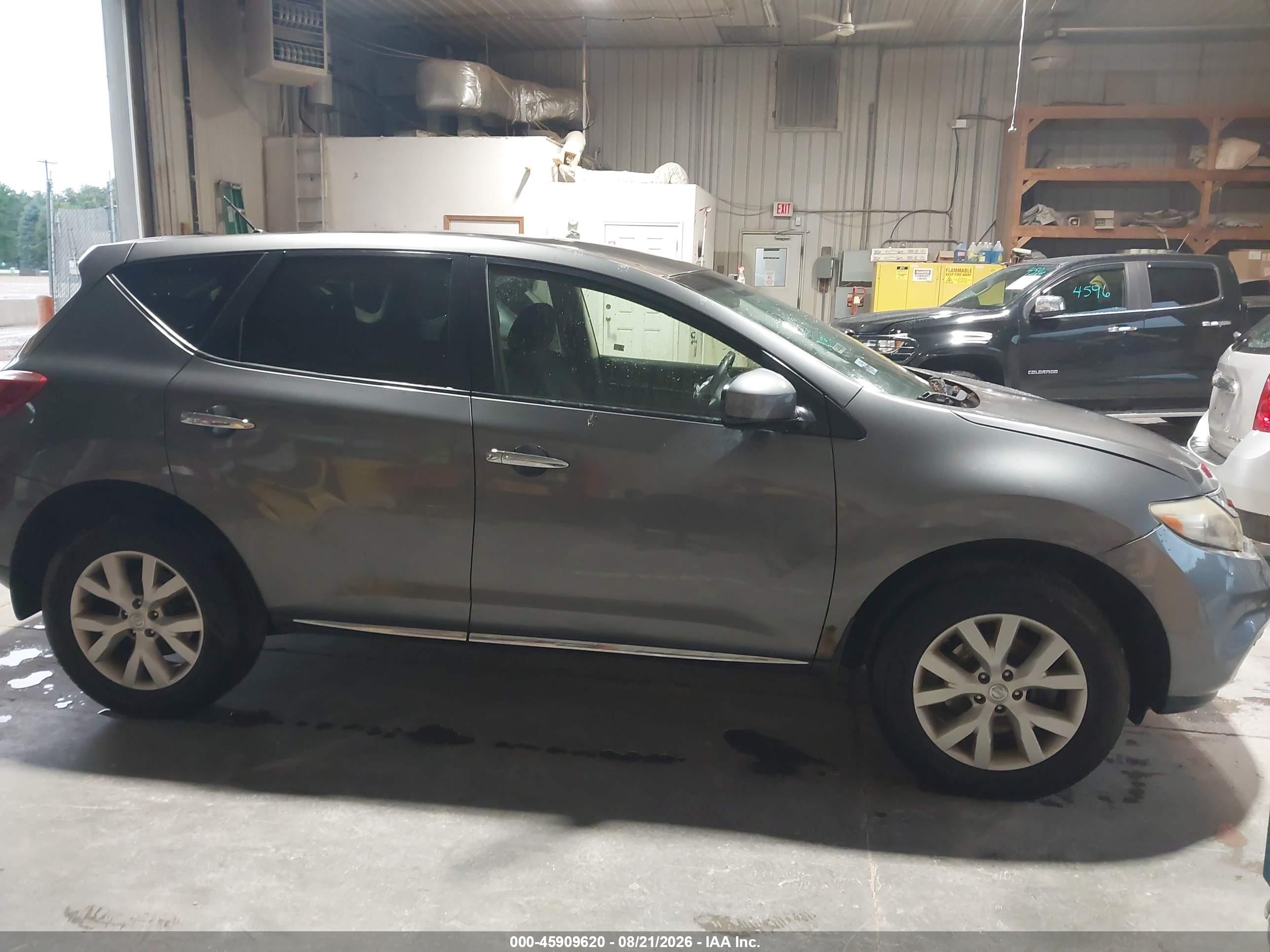 2014 Nissan Murano S Gray vin: JN8AZ1MW8EW519997