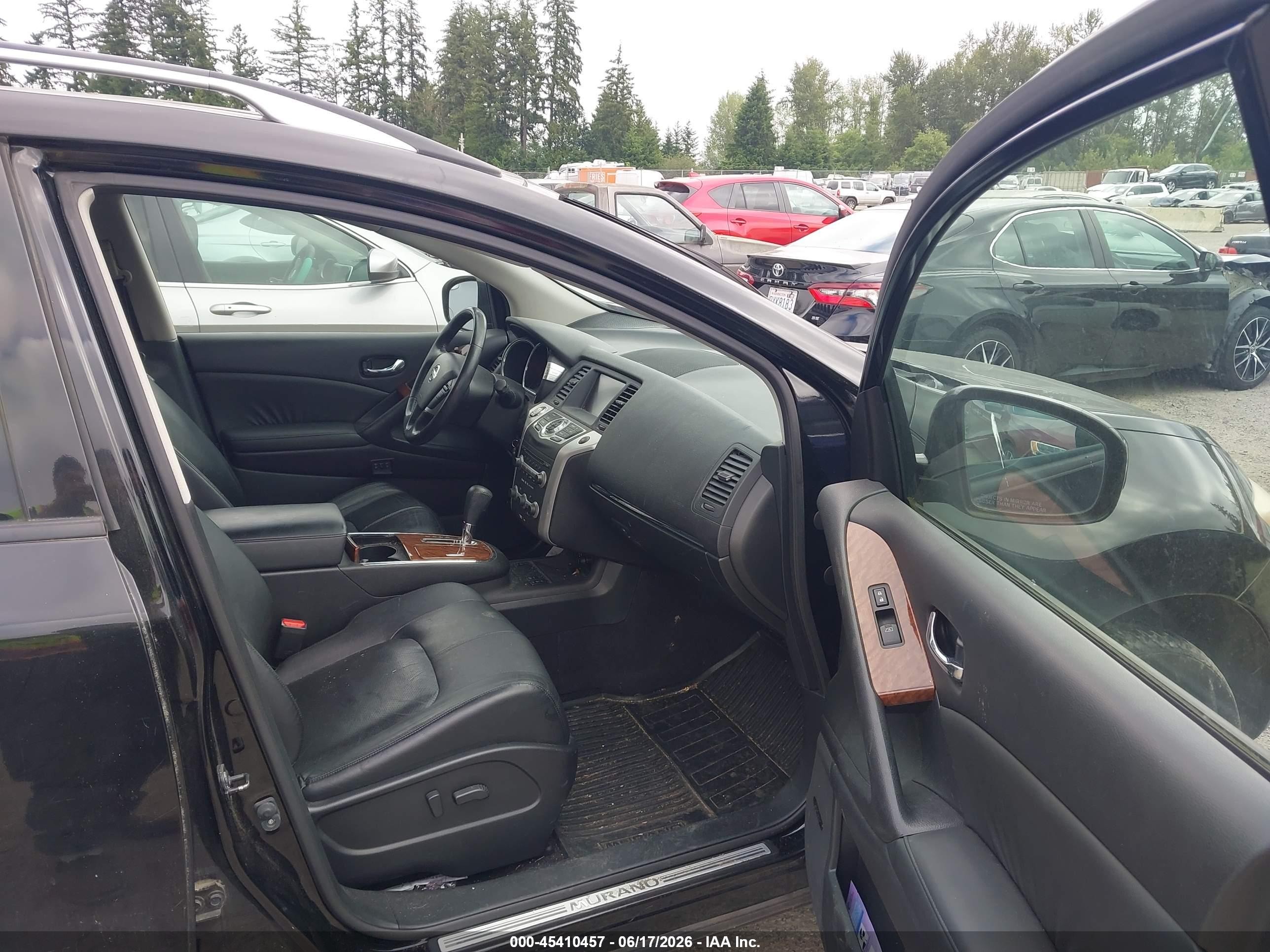 2010 Nissan Murano Le Black vin: JN8AZ1MW9AW104522