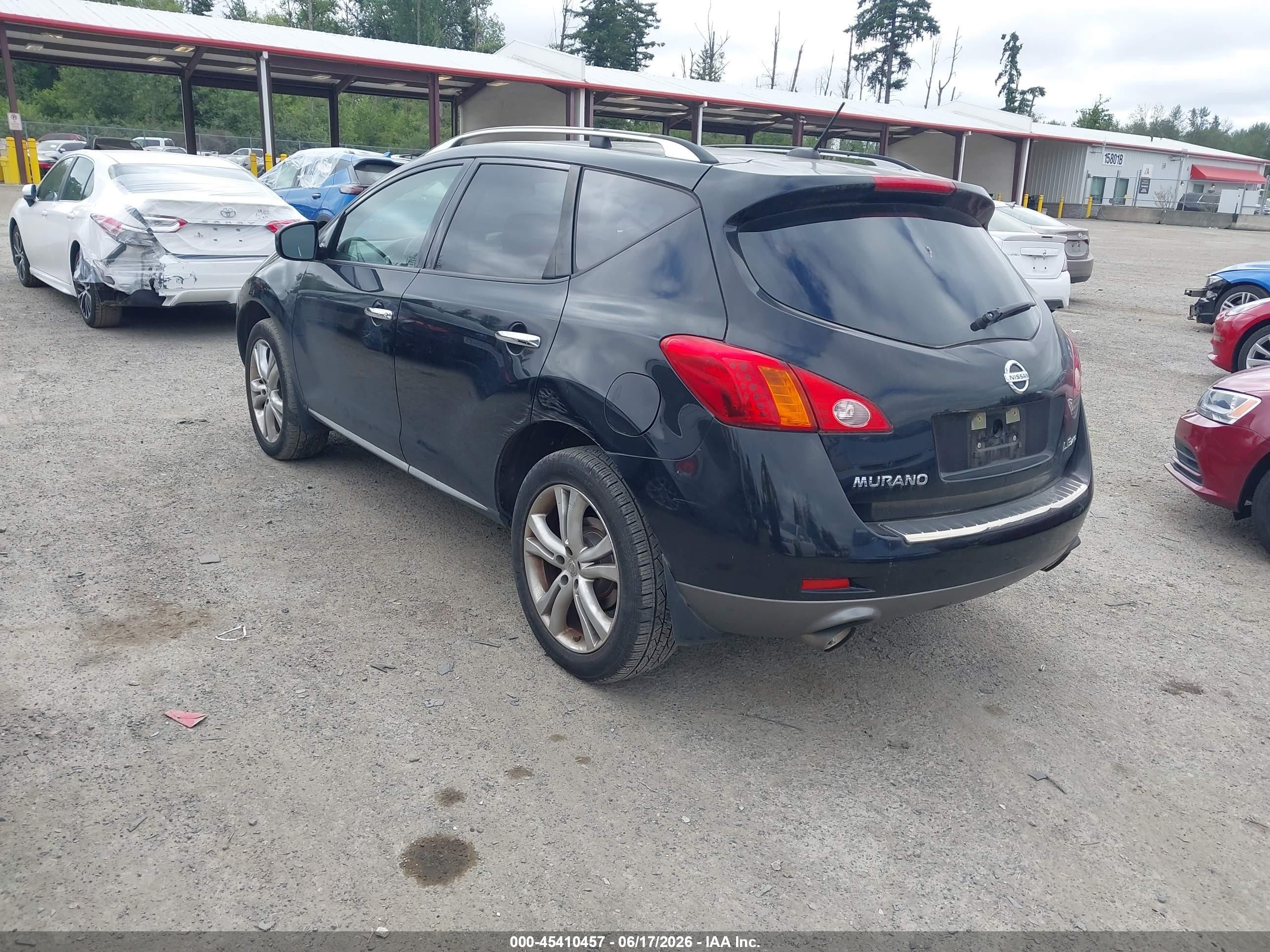 2010 Nissan Murano Le Black vin: JN8AZ1MW9AW104522