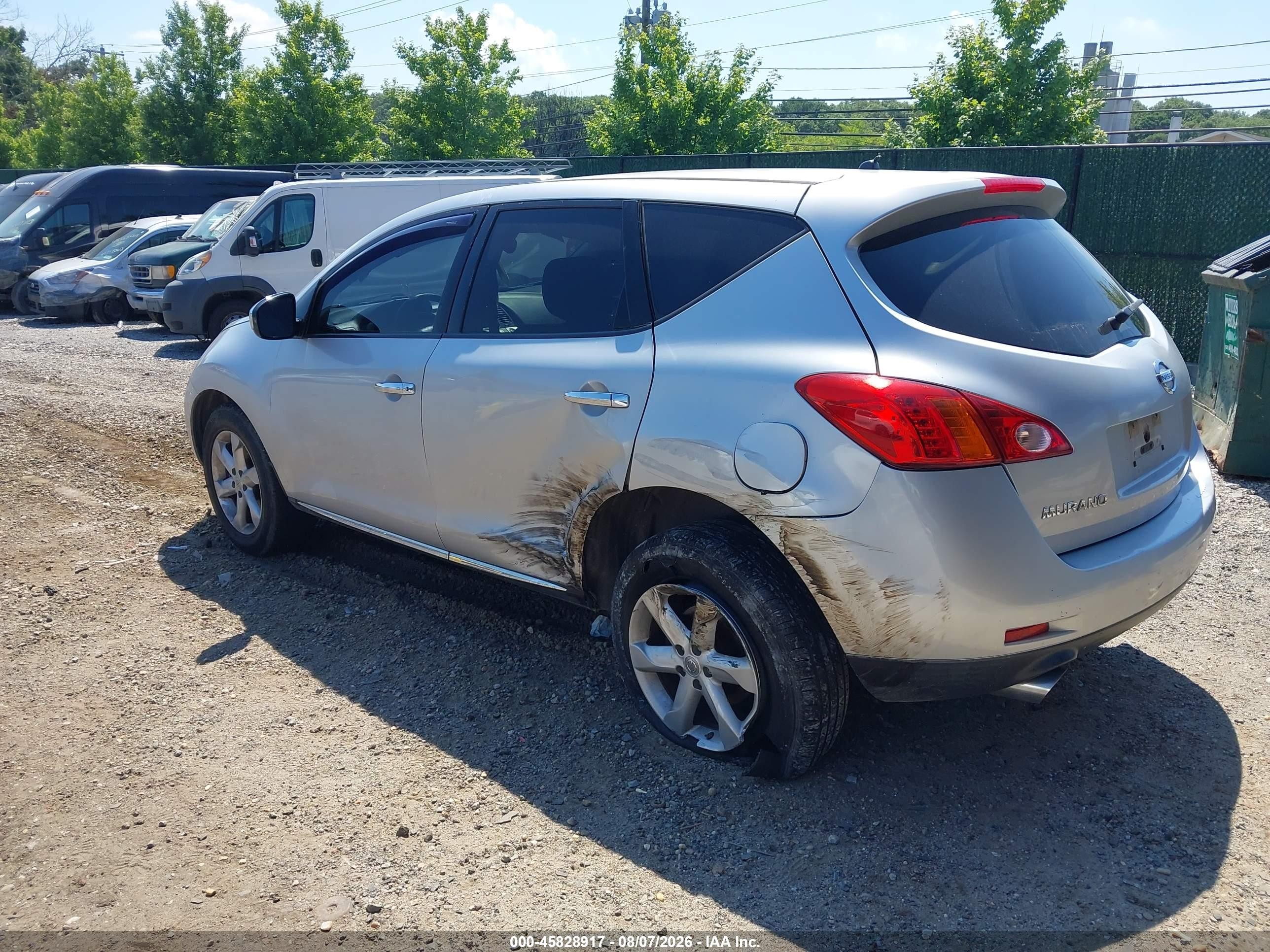 2010 Nissan Murano S Серый vin: JN8AZ1MW9AW115438