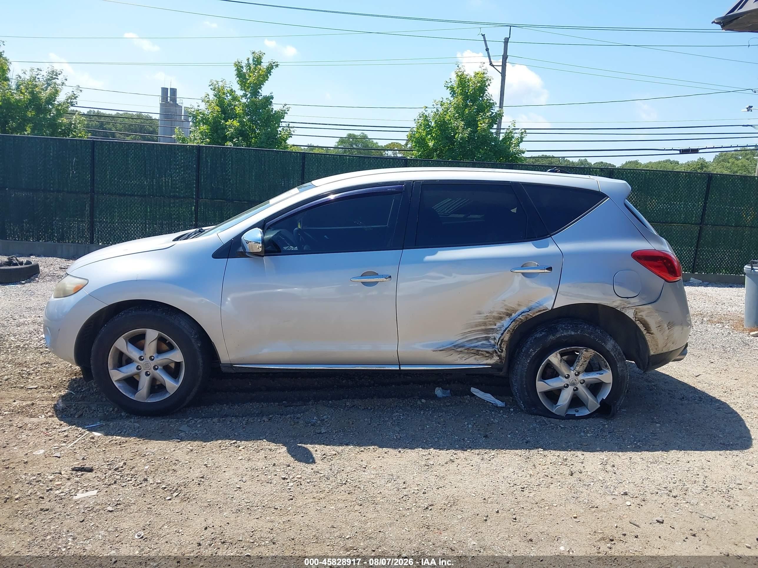 2010 Nissan Murano S Серый vin: JN8AZ1MW9AW115438