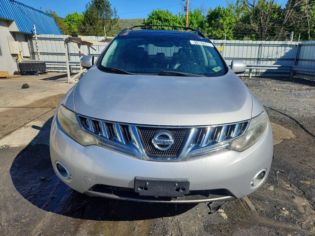 2010 Nissan Murano S Серебряный vin: JN8AZ1MW9AW124866