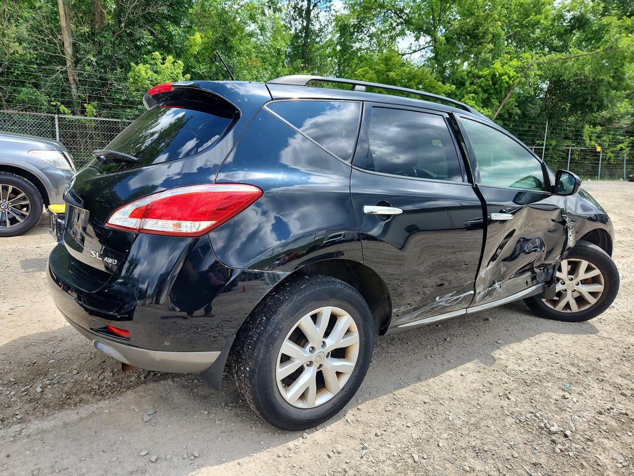 2012 Nissan Murano S Black vin: JN8AZ1MW9CW232195