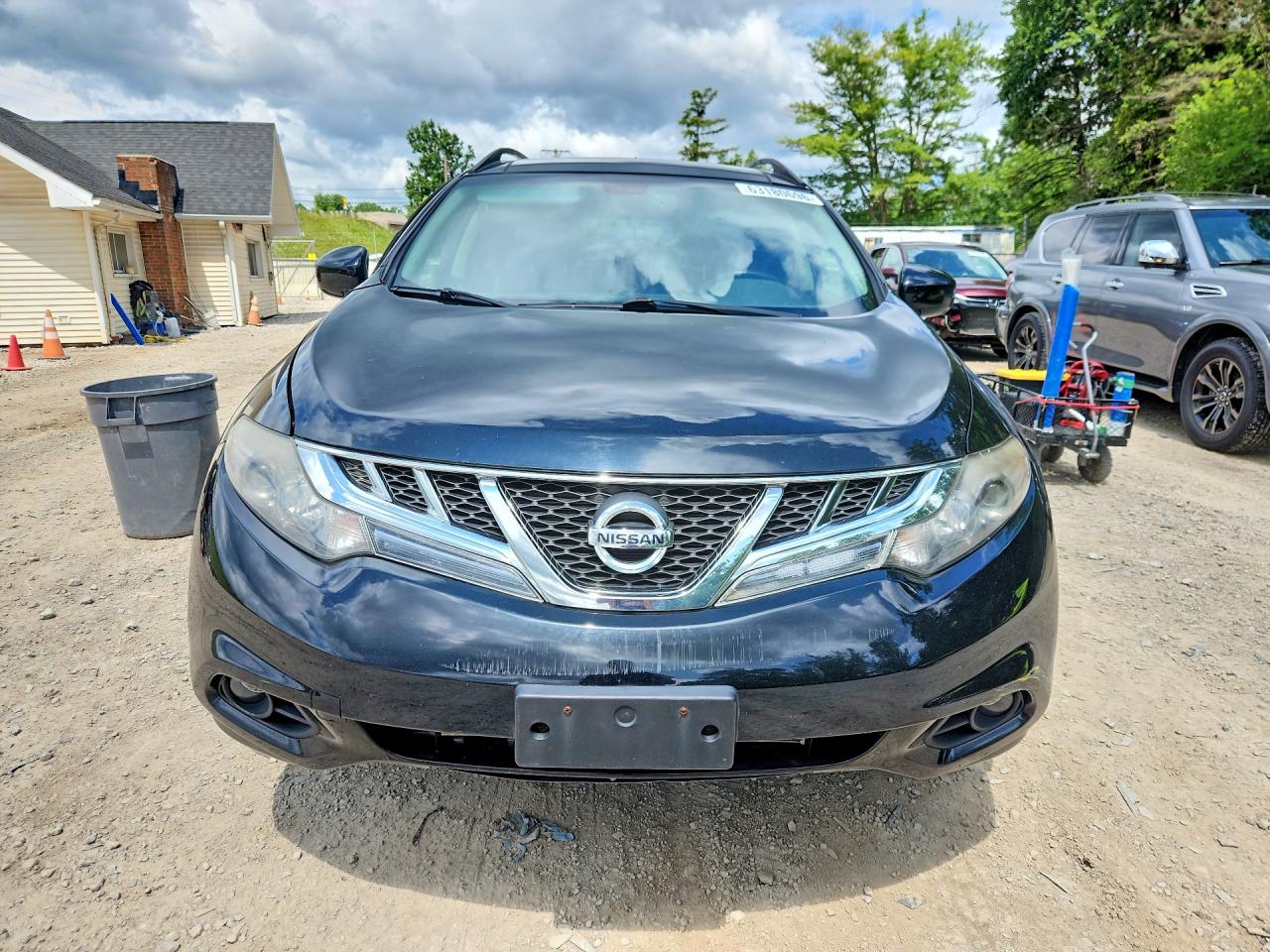 2012 Nissan Murano S Black vin: JN8AZ1MW9CW232195