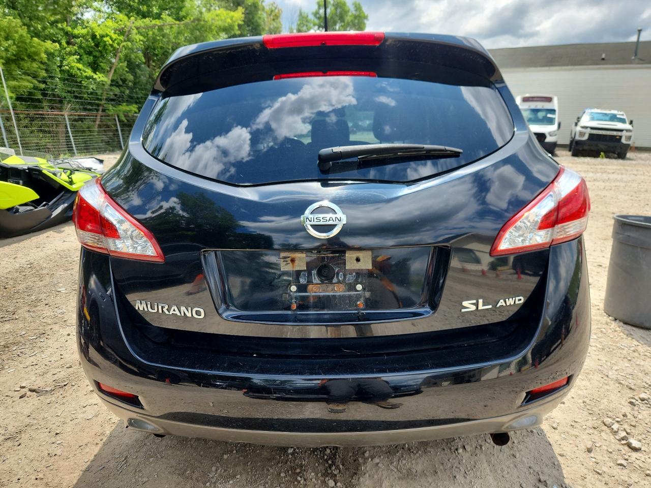 2012 Nissan Murano S Black vin: JN8AZ1MW9CW232195