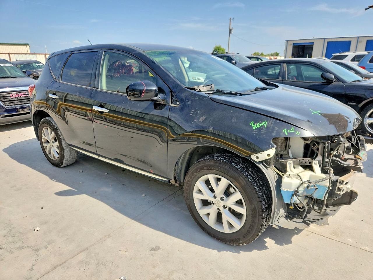 2013 Nissan Murano S Black vin: JN8AZ1MW9DW319936