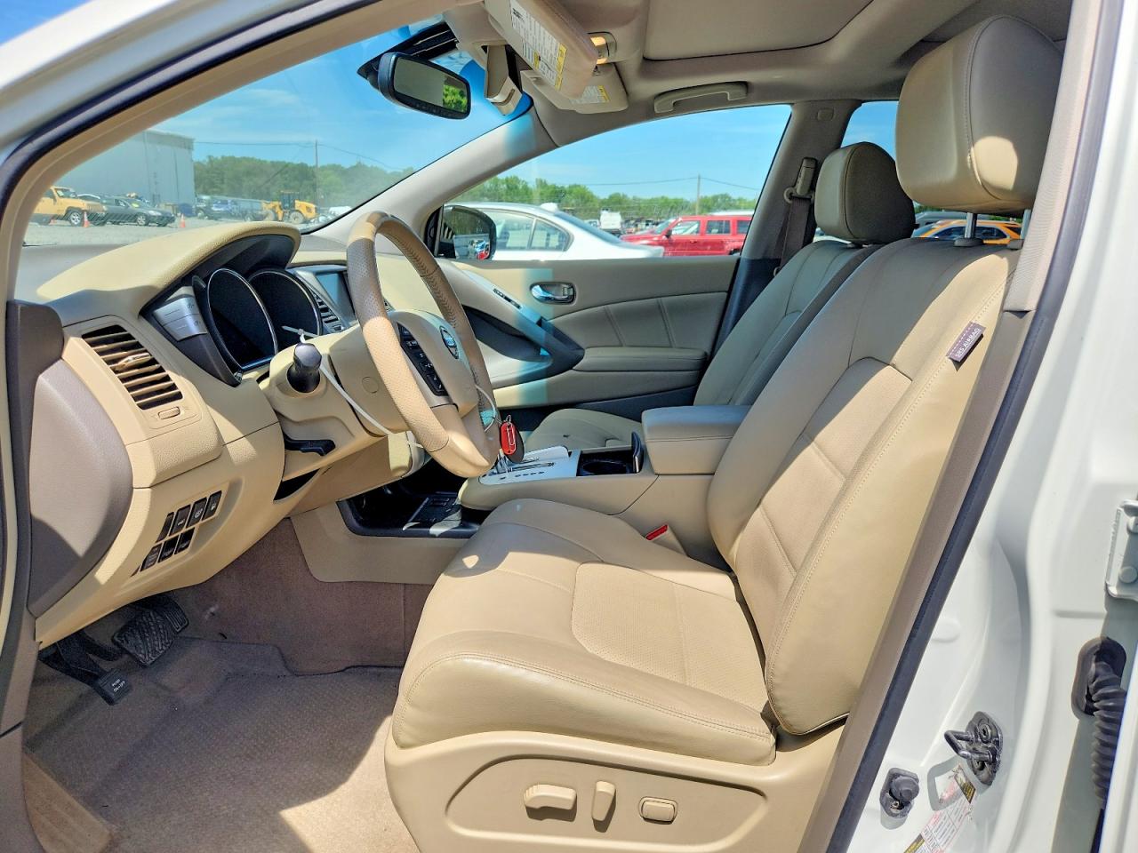 2014 Nissan Murano Sl White vin: JN8AZ1MW9EW512122