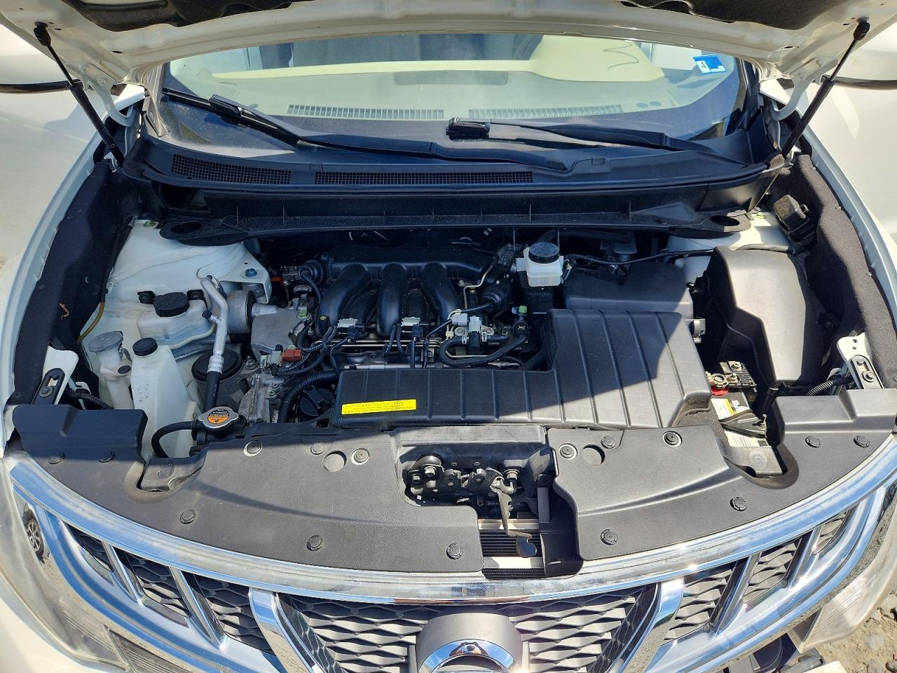 2014 Nissan Murano Sl White vin: JN8AZ1MW9EW512122
