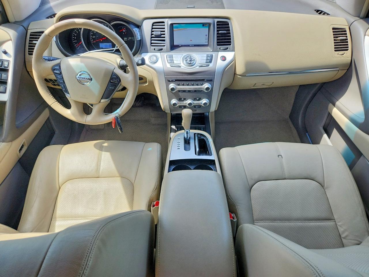 2014 Nissan Murano Sl White vin: JN8AZ1MW9EW512122