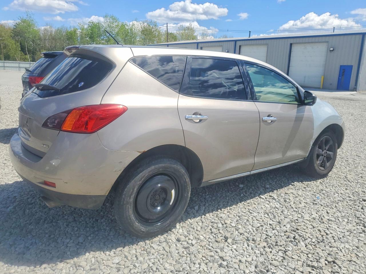 2010 Nissan Murano S Gold vin: JN8AZ1MWXAW106196