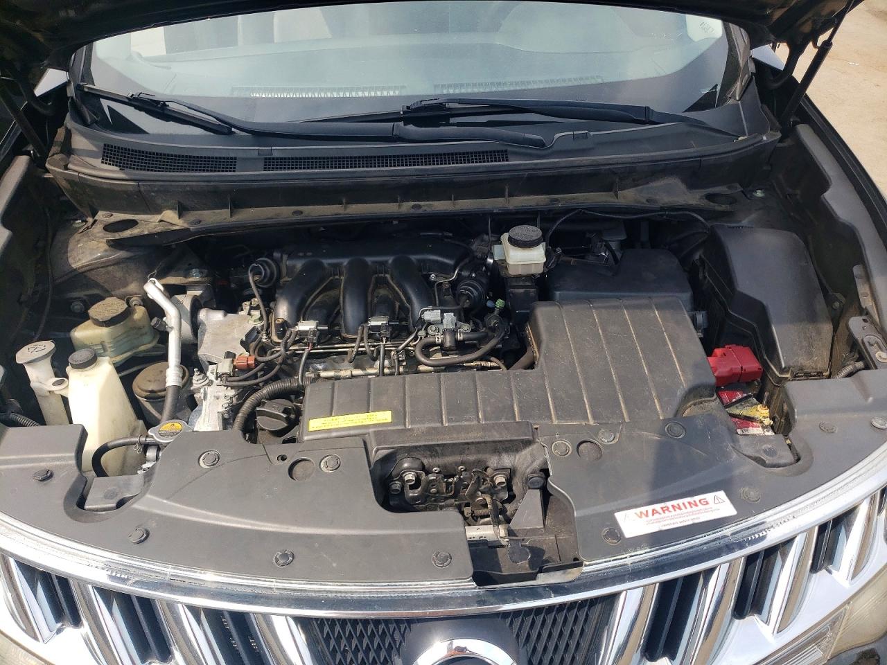 2010 Nissan Murano S Black vin: JN8AZ1MWXAW107137