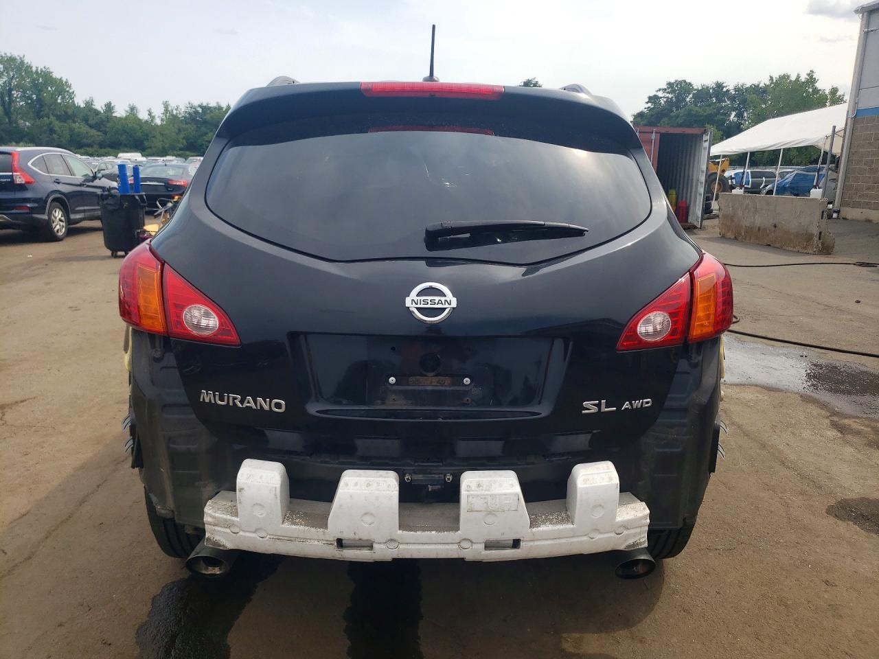 2010 Nissan Murano S Black vin: JN8AZ1MWXAW107137