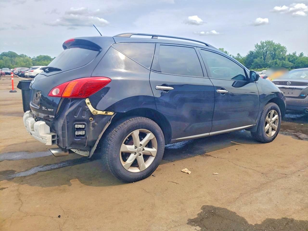 2010 Nissan Murano S Black vin: JN8AZ1MWXAW107137