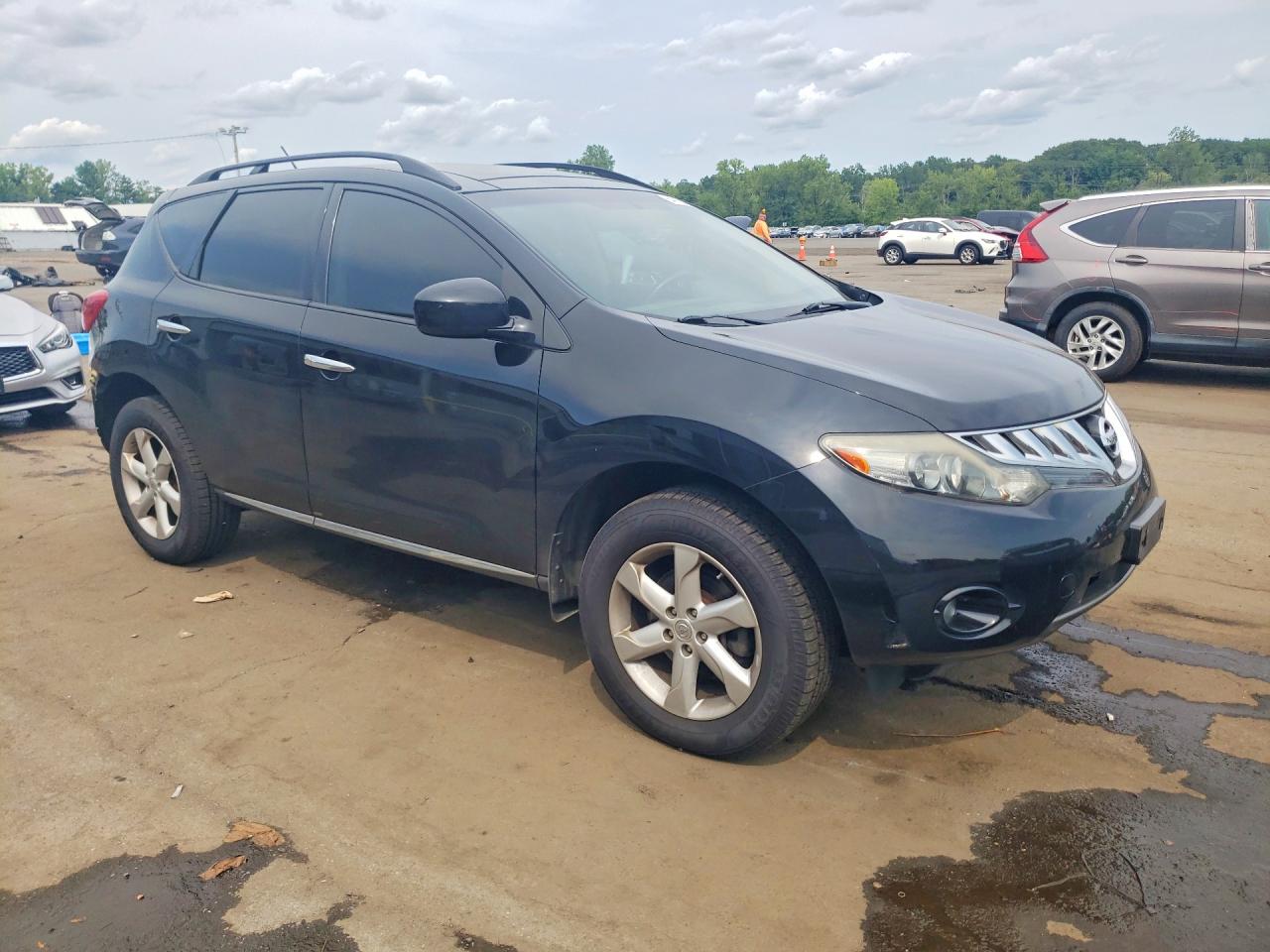 2010 Nissan Murano S Black vin: JN8AZ1MWXAW107137