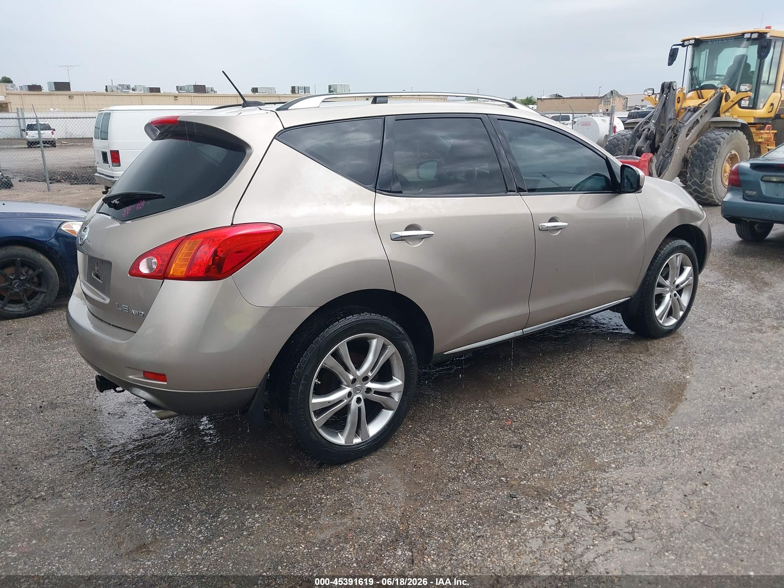 2010 Nissan Murano Le Gold vin: JN8AZ1MWXAW113780
