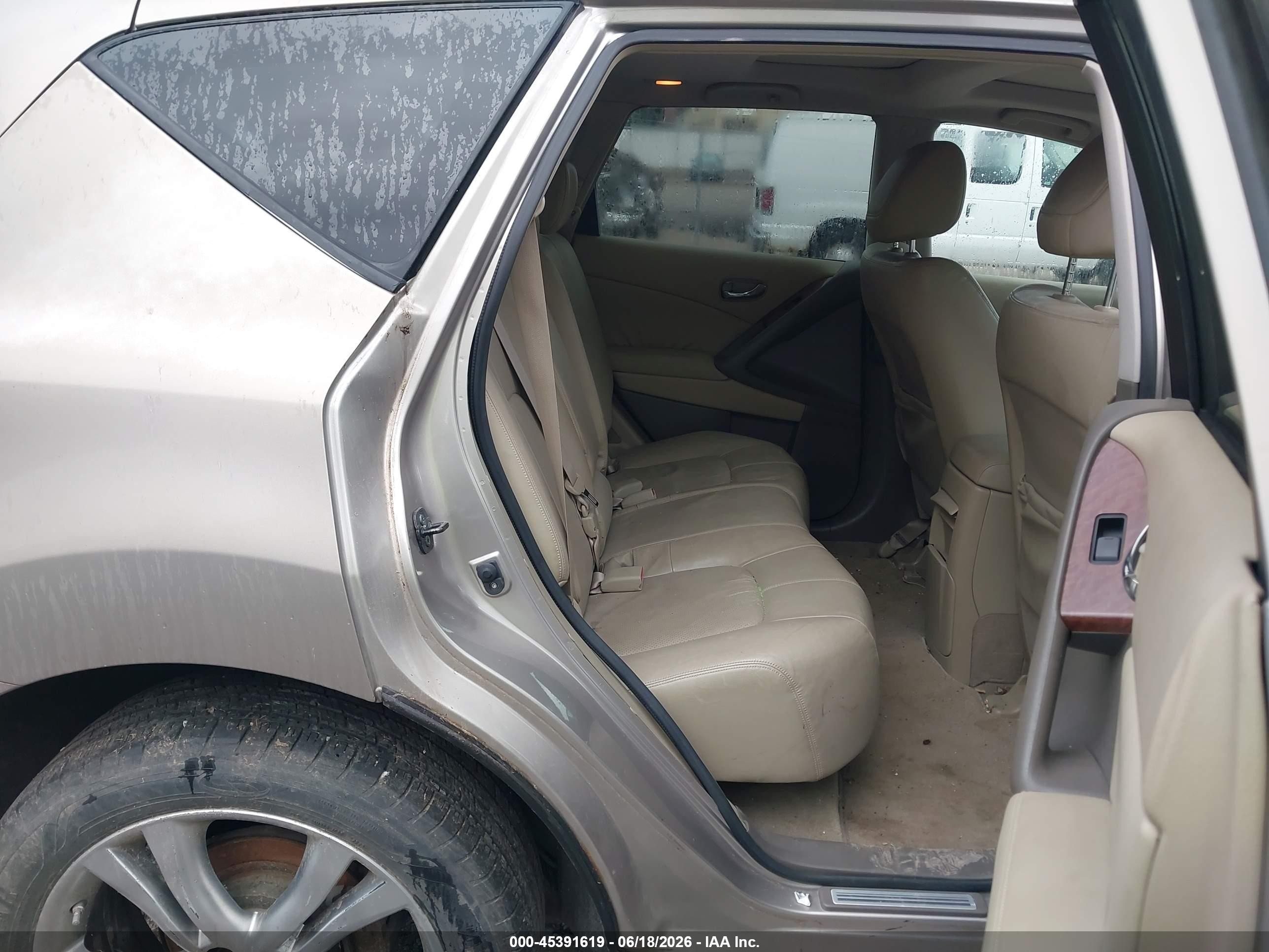 2010 Nissan Murano Le Gold vin: JN8AZ1MWXAW113780