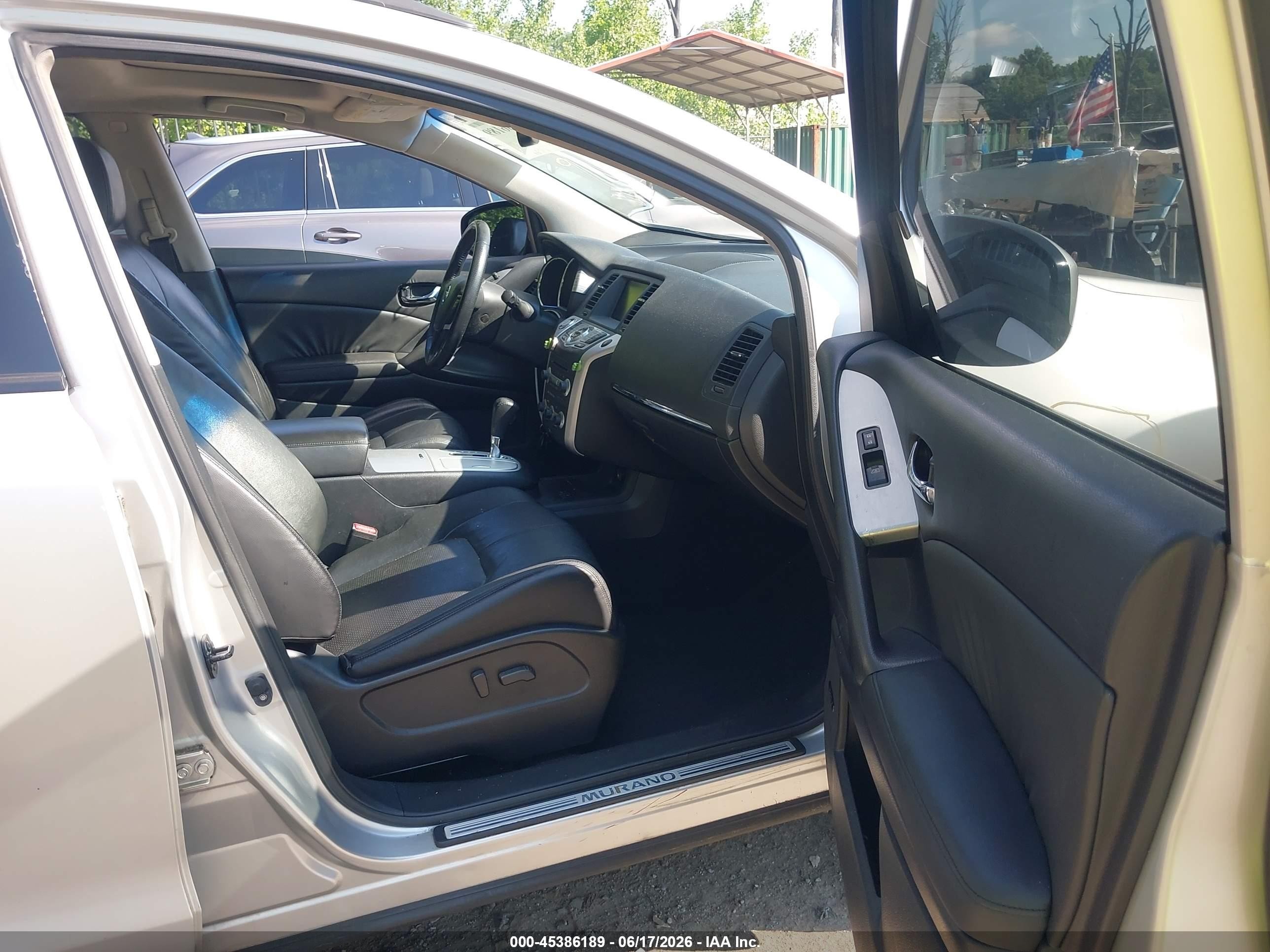 2010 Nissan Murano Sl Silver vin: JN8AZ1MWXAW130899