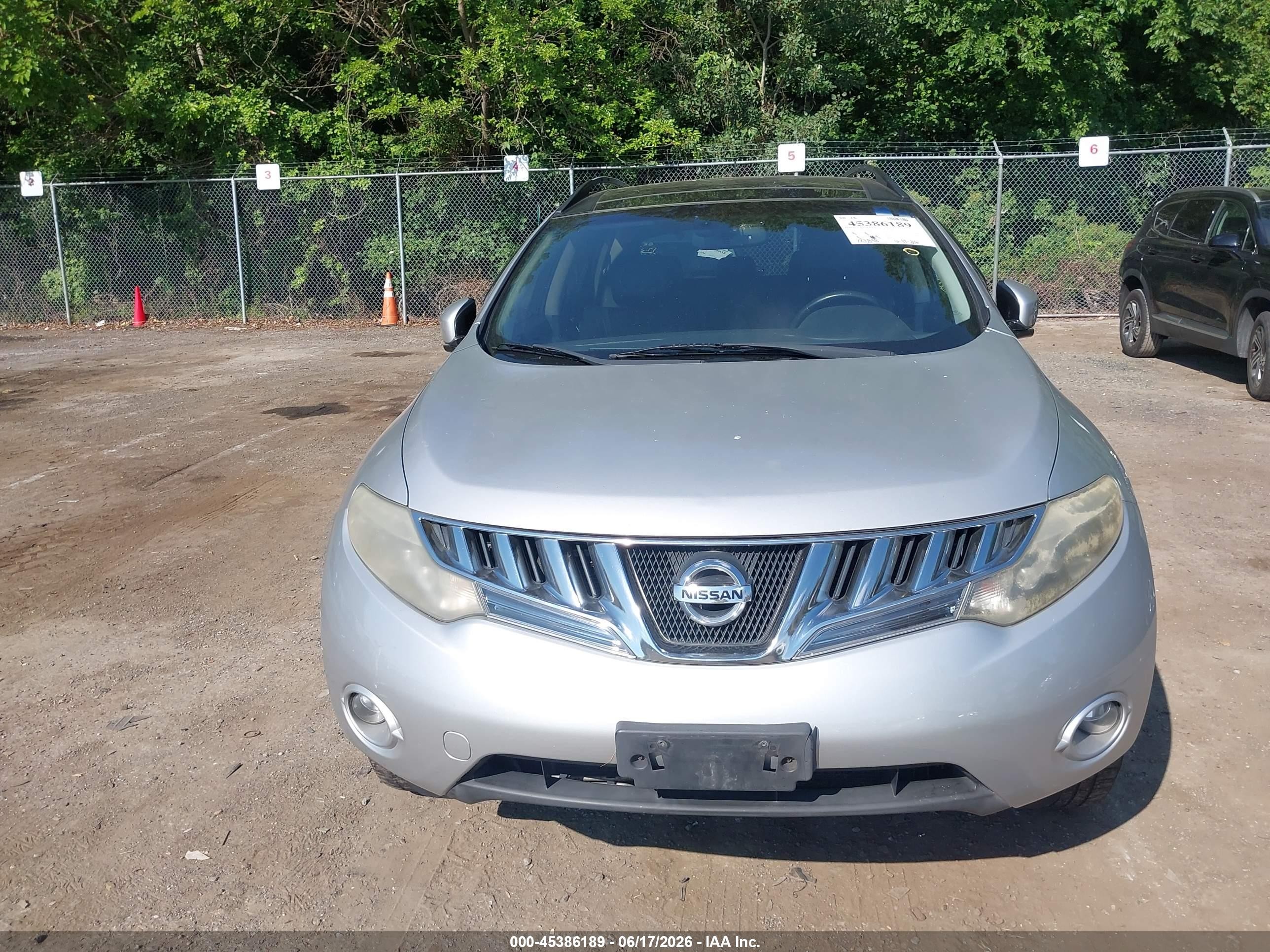 2010 Nissan Murano Sl Silver vin: JN8AZ1MWXAW130899