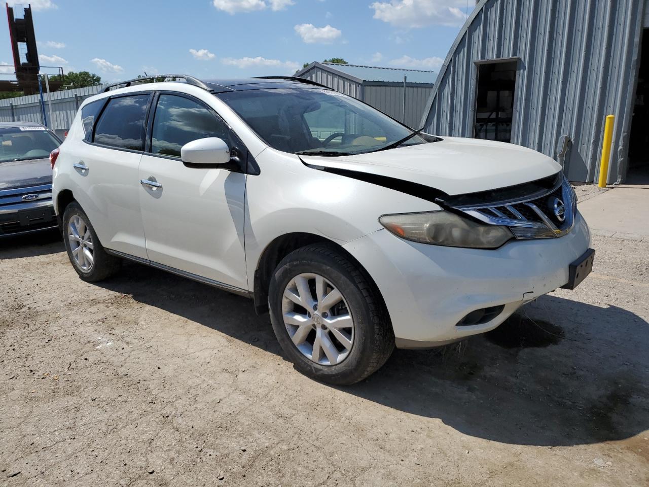 2011 Nissan Murano S Белый vin: JN8AZ1MWXBW152564