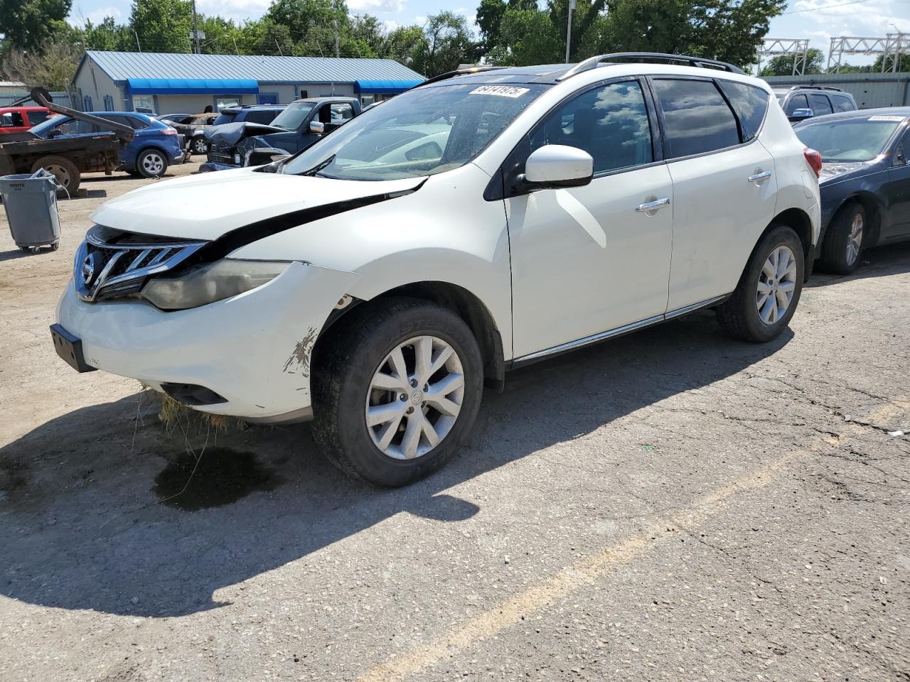 2011 Nissan Murano S Белый vin: JN8AZ1MWXBW152564