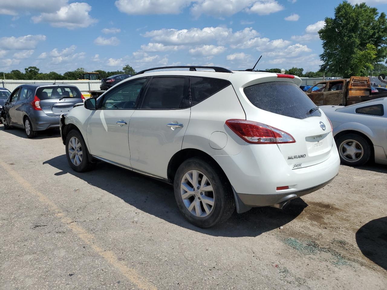 2011 Nissan Murano S Белый vin: JN8AZ1MWXBW152564