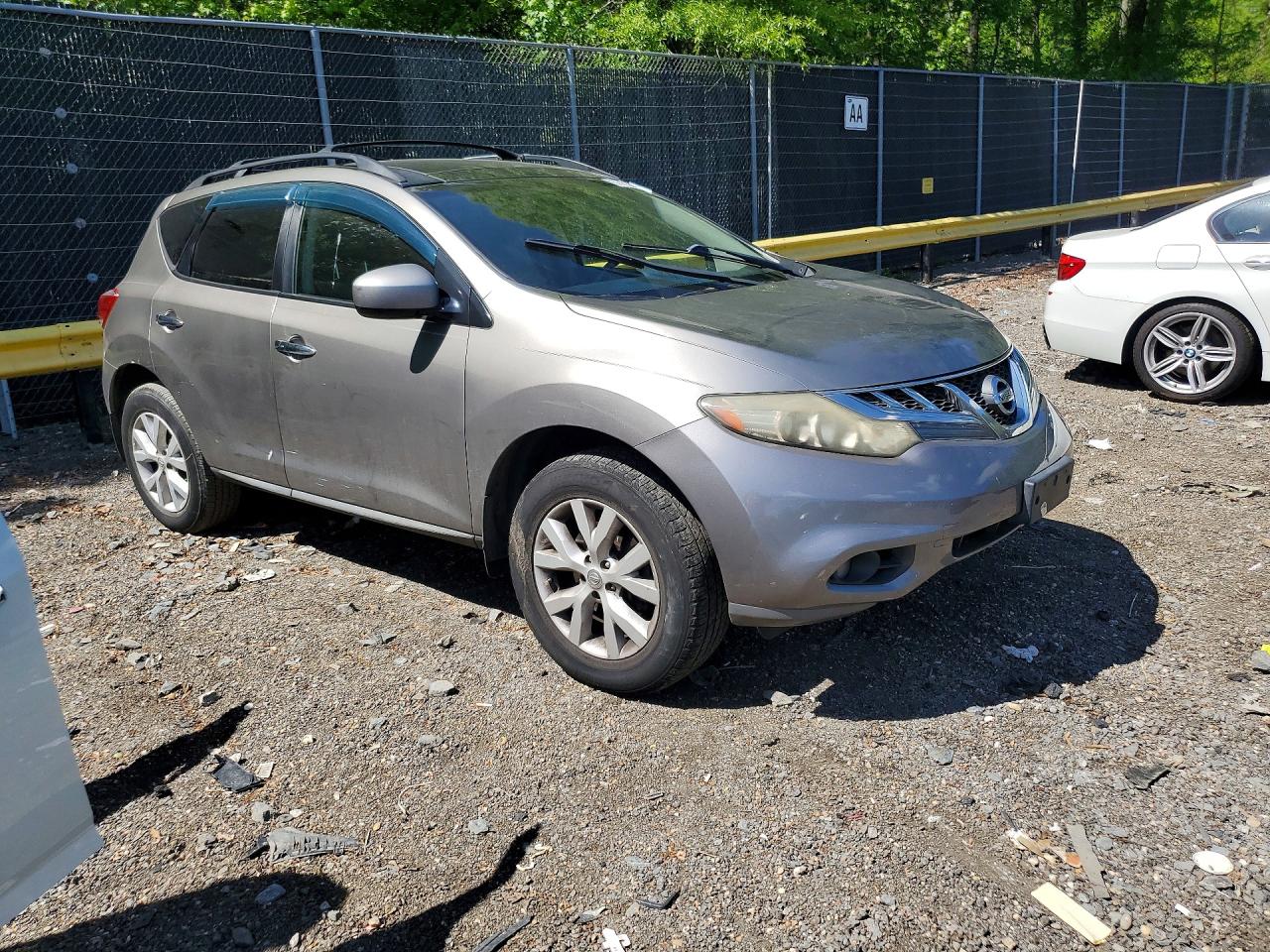 2012 Nissan Murano S Gray vin: JN8AZ1MWXCW201389