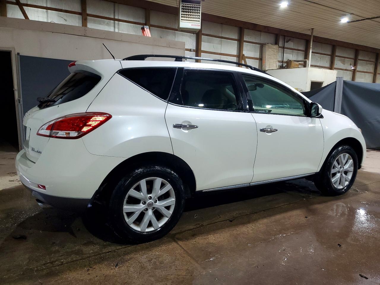 2012 Nissan Murano S White vin: JN8AZ1MWXCW208312