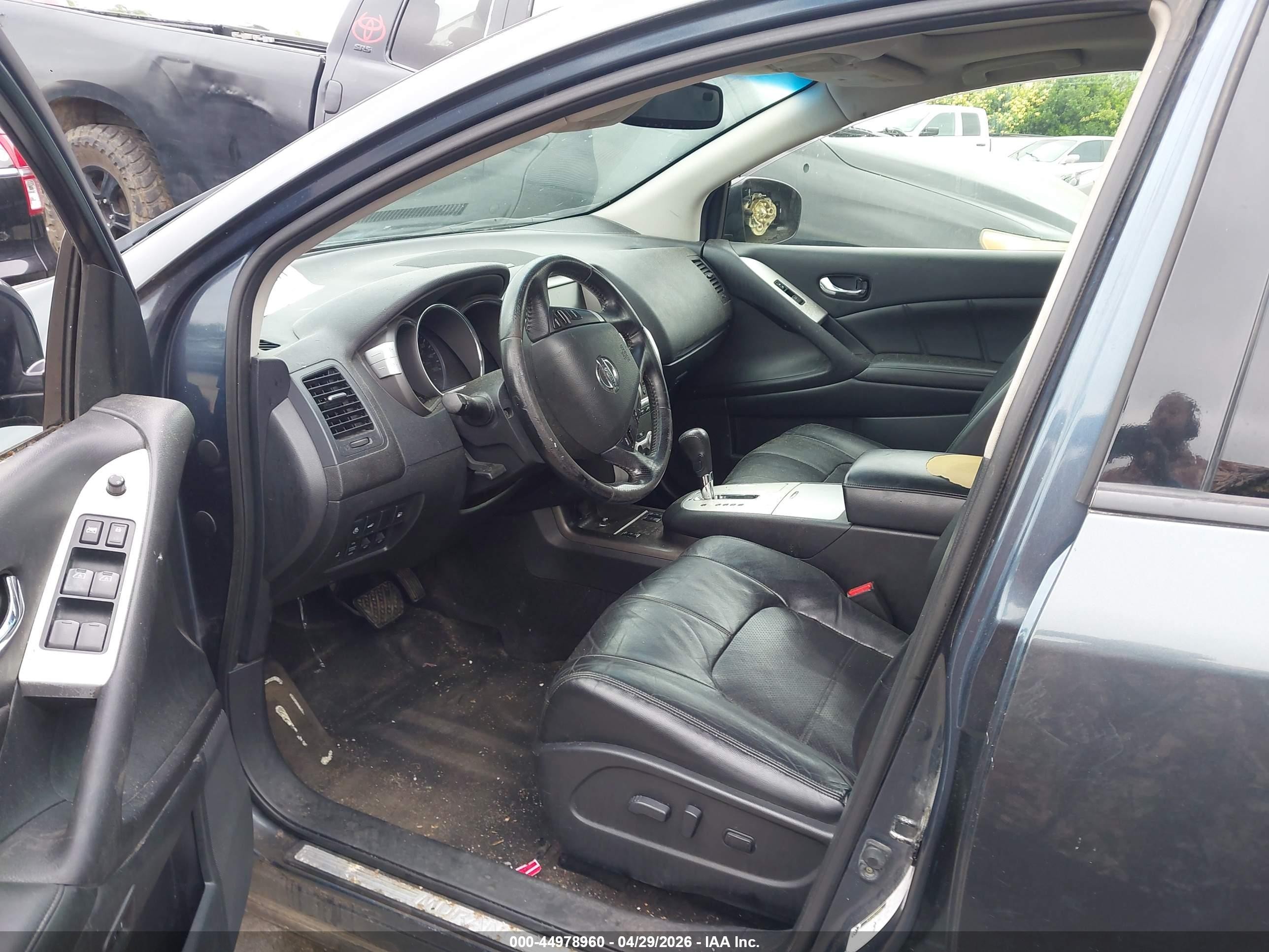 2012 Nissan Murano Sl Синий vin: JN8AZ1MWXCW211212