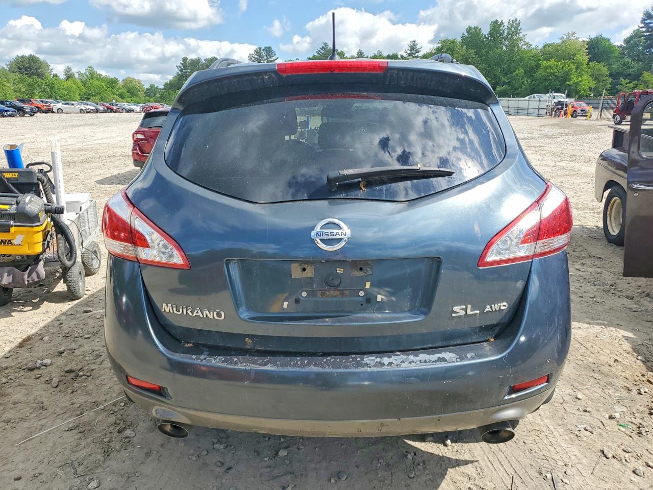 2012 Nissan Murano S Blue vin: JN8AZ1MWXCW212103
