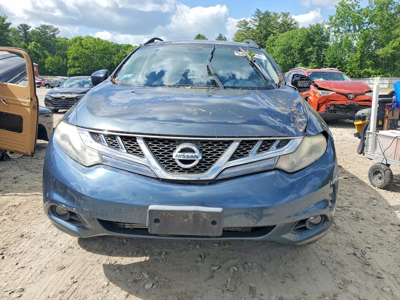 2012 Nissan Murano S Blue vin: JN8AZ1MWXCW212103