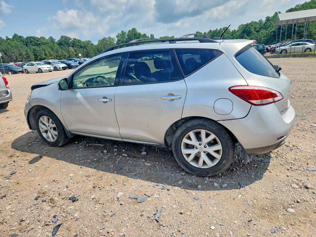 2012 Nissan Murano S Silver vin: JN8AZ1MWXCW229855