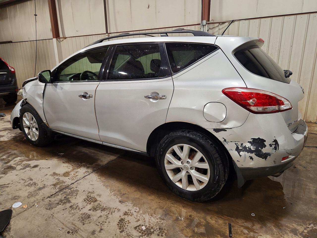 2012 Nissan Murano S Silver vin: JN8AZ1MWXCW235090