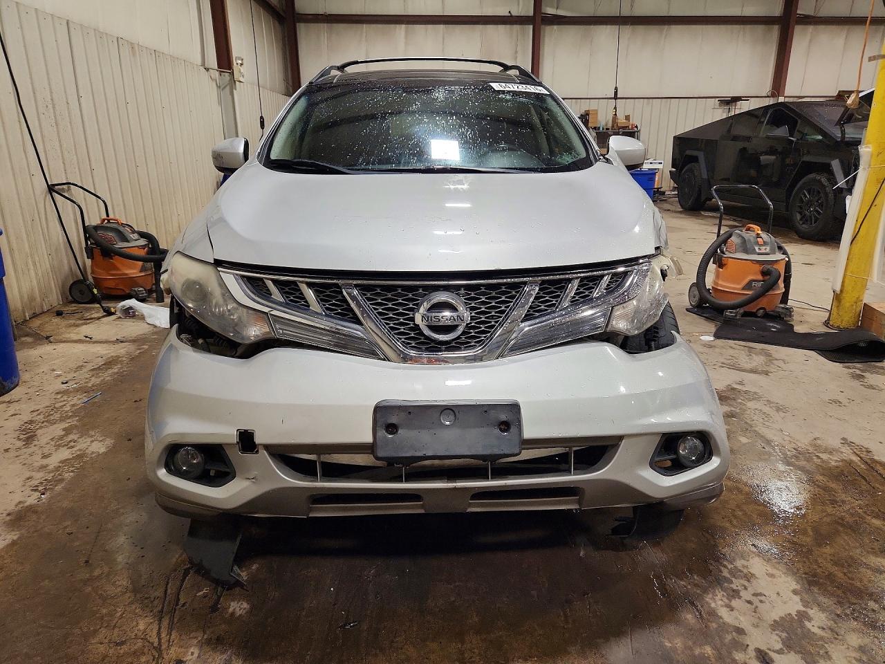 2012 Nissan Murano S Silver vin: JN8AZ1MWXCW235090