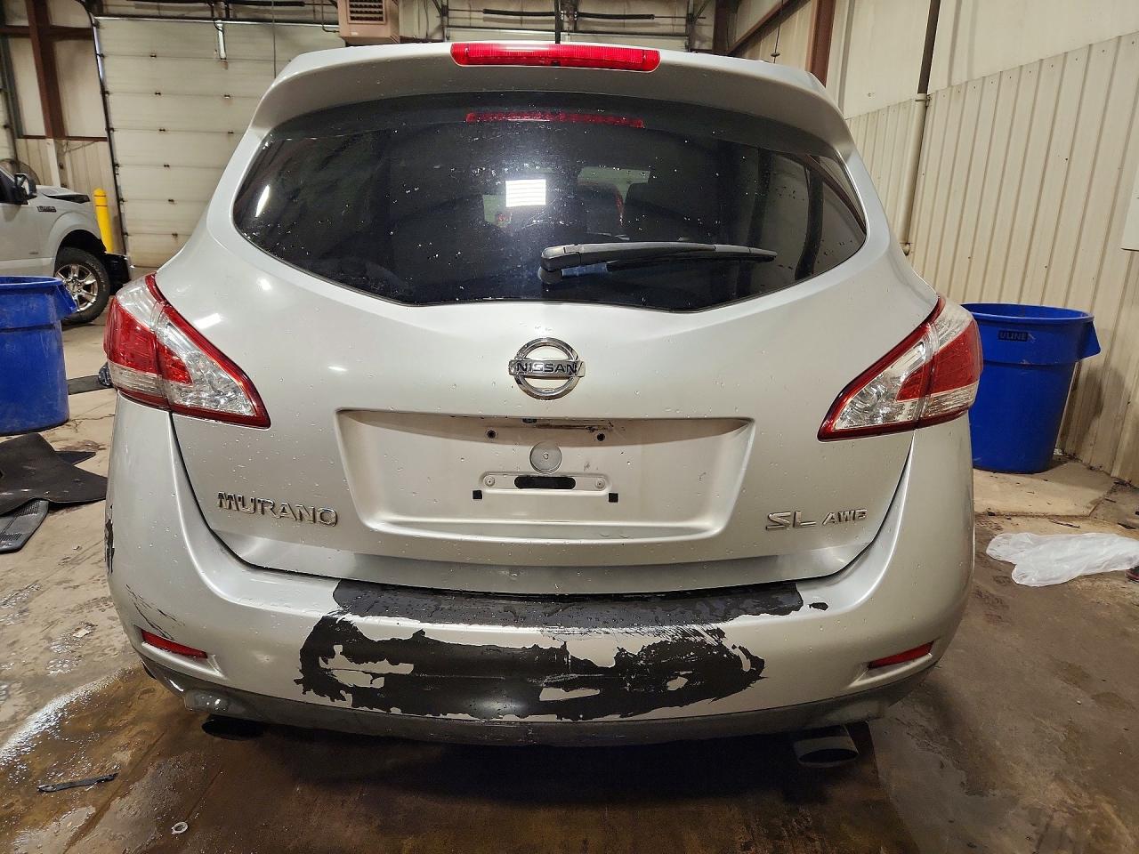 2012 Nissan Murano S Silver vin: JN8AZ1MWXCW235090