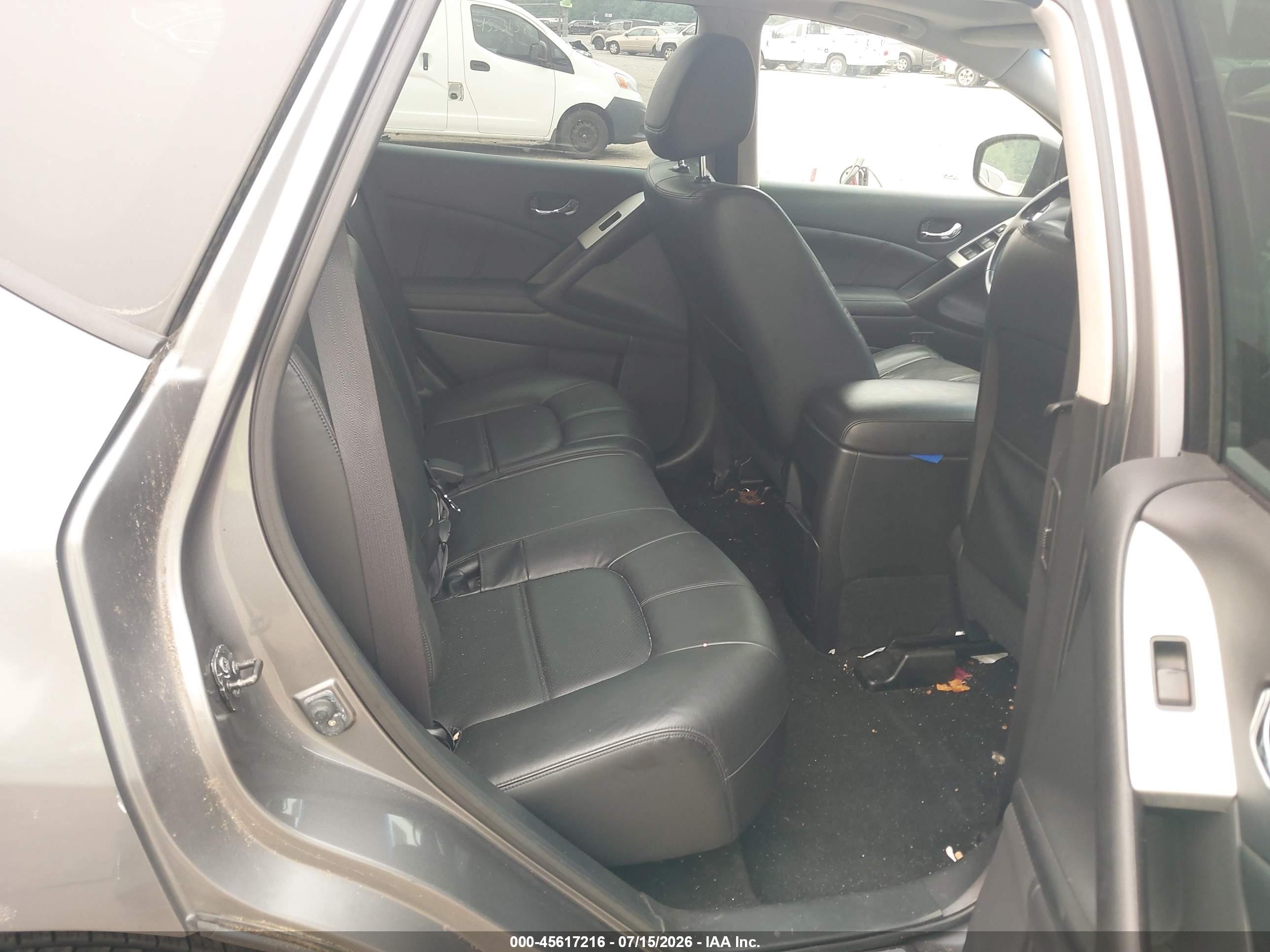 2013 Nissan Murano Sl Gray vin: JN8AZ1MWXDW317239