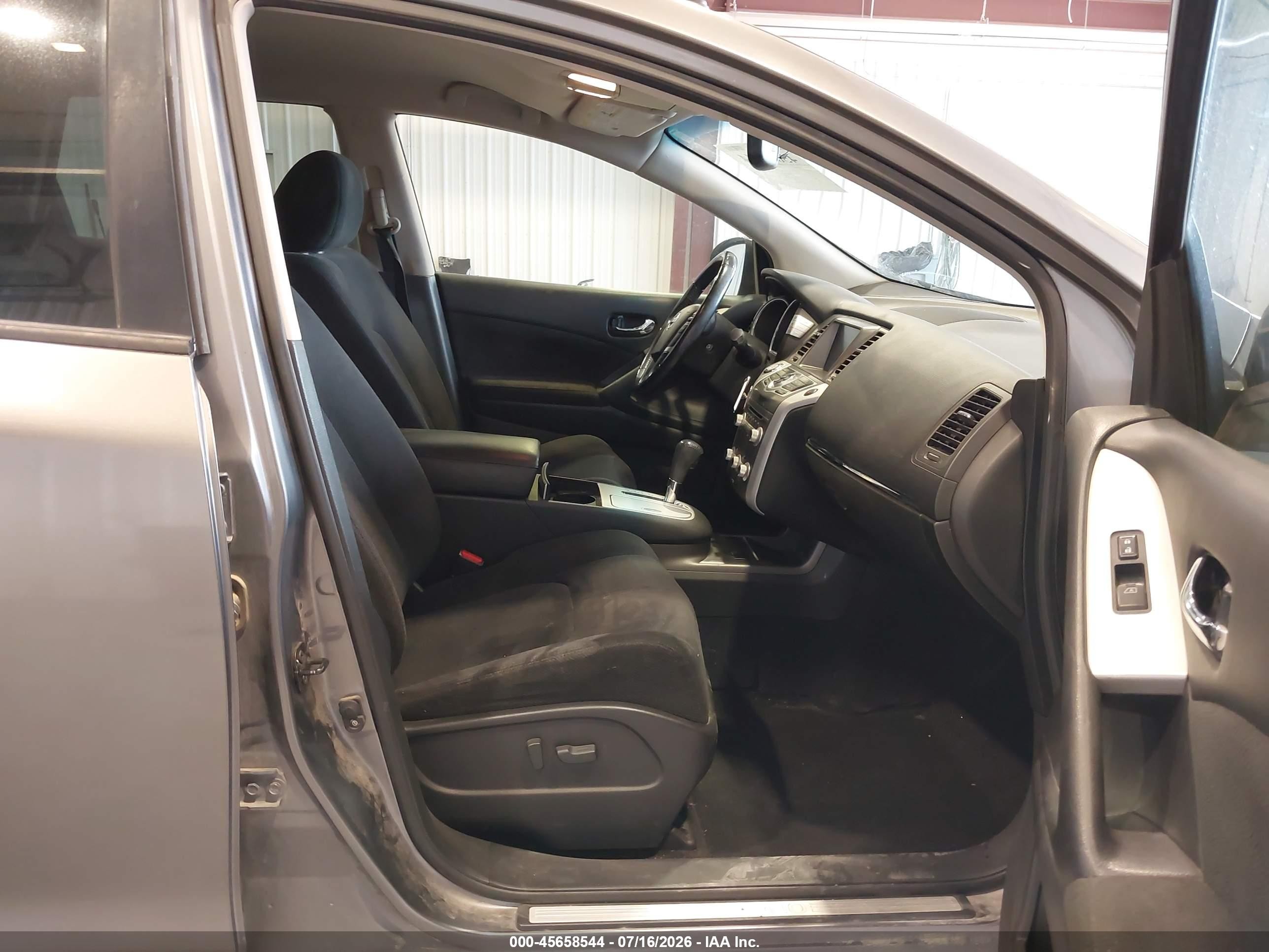 2013 Nissan Murano Sv Gray vin: JN8AZ1MWXDW318908