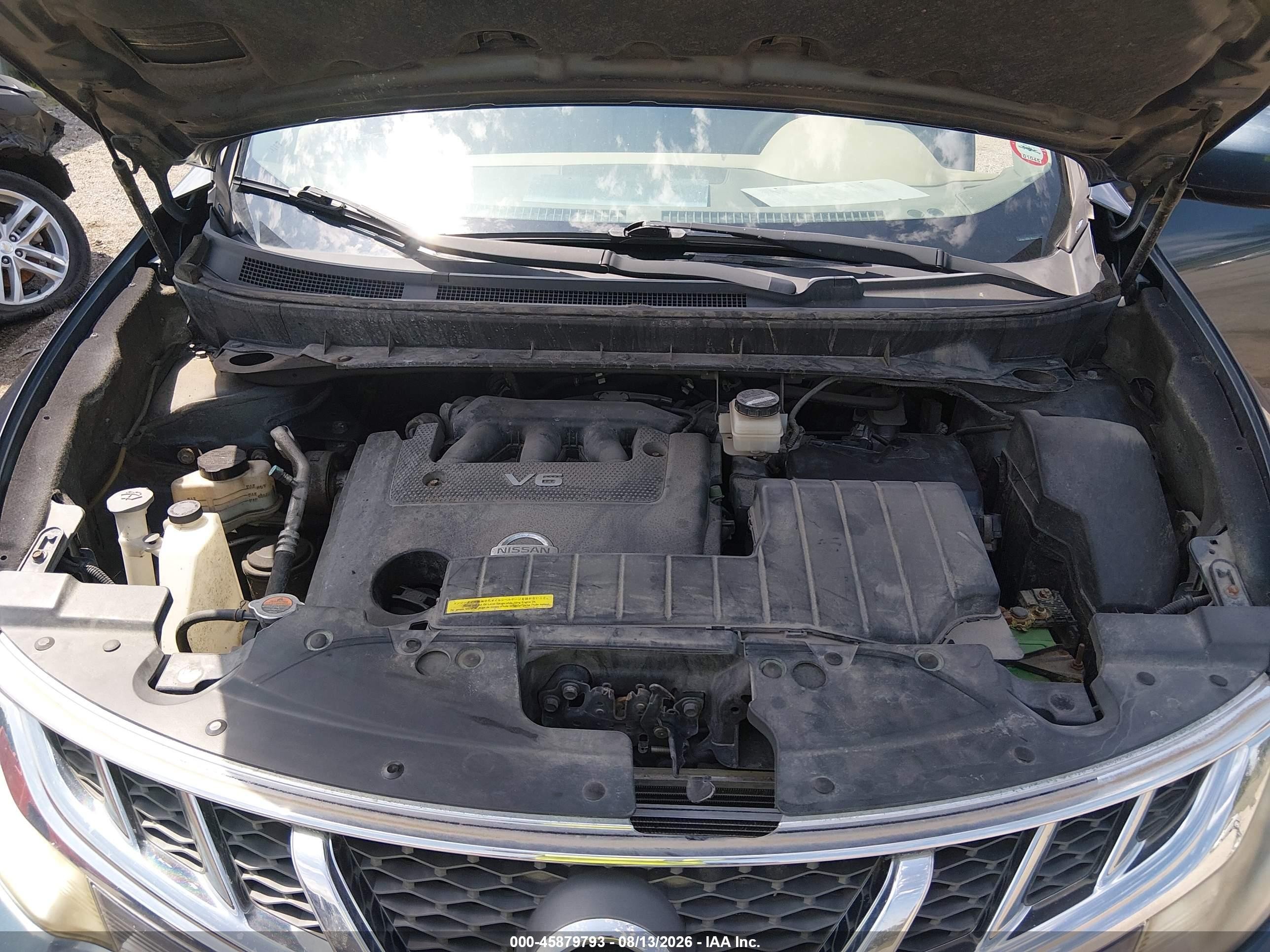 2014 Nissan Murano S Blue vin: JN8AZ1MWXEW506037