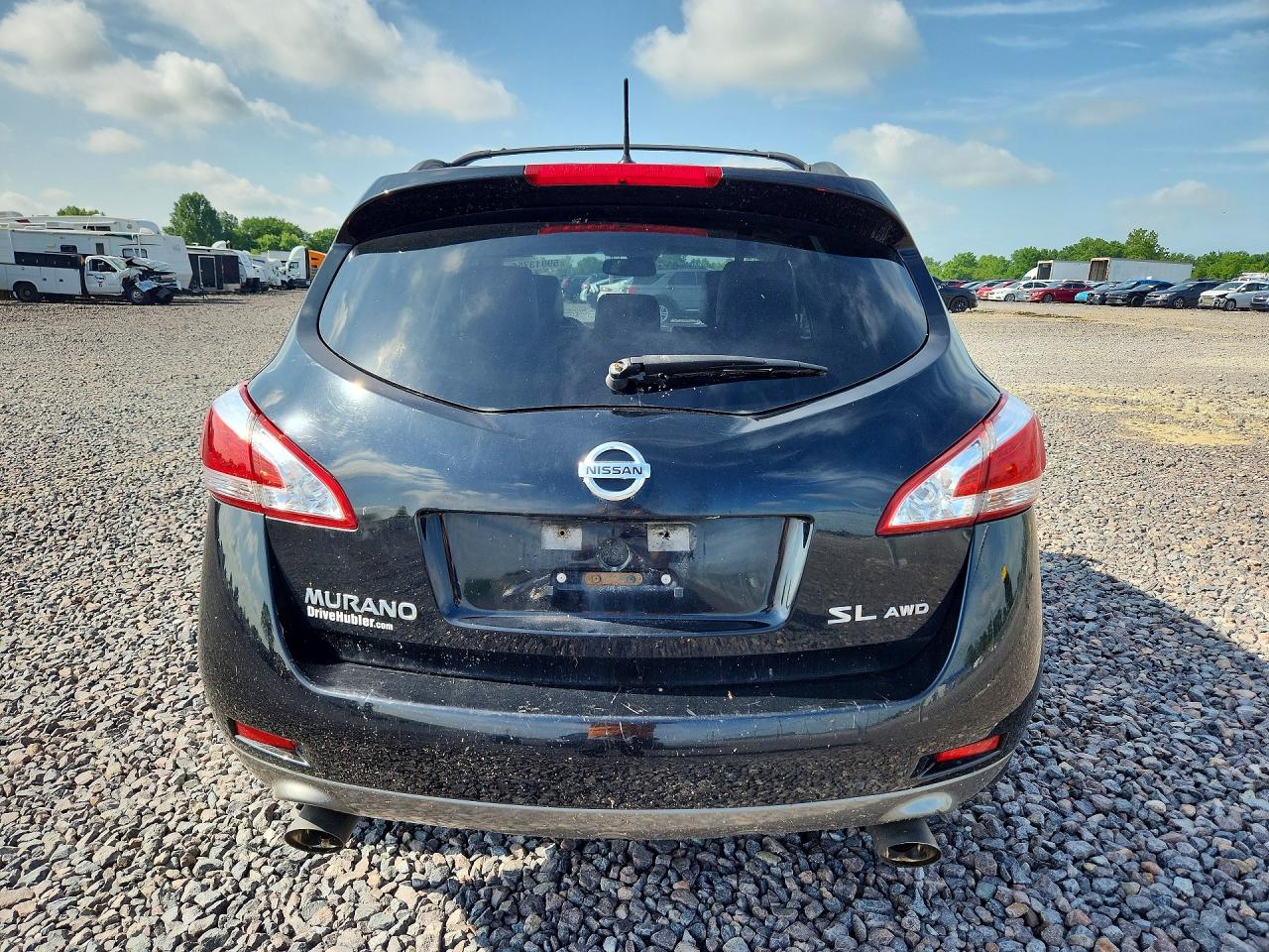 2014 Nissan Murano Sl Black vin: JN8AZ1MWXEW512467