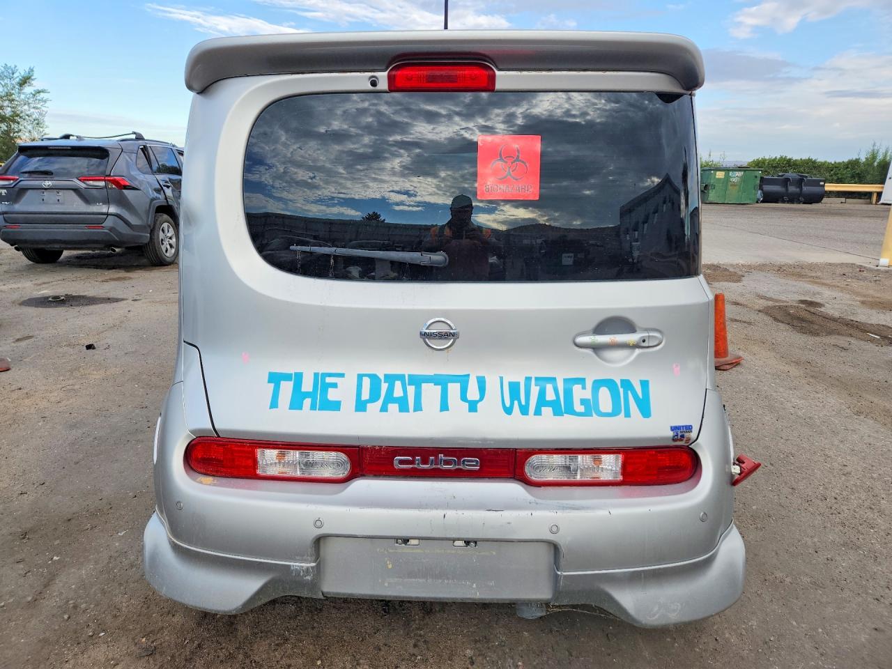 2009 Nissan Cube 1.8 Silver vin: JN8AZ28R09T108501