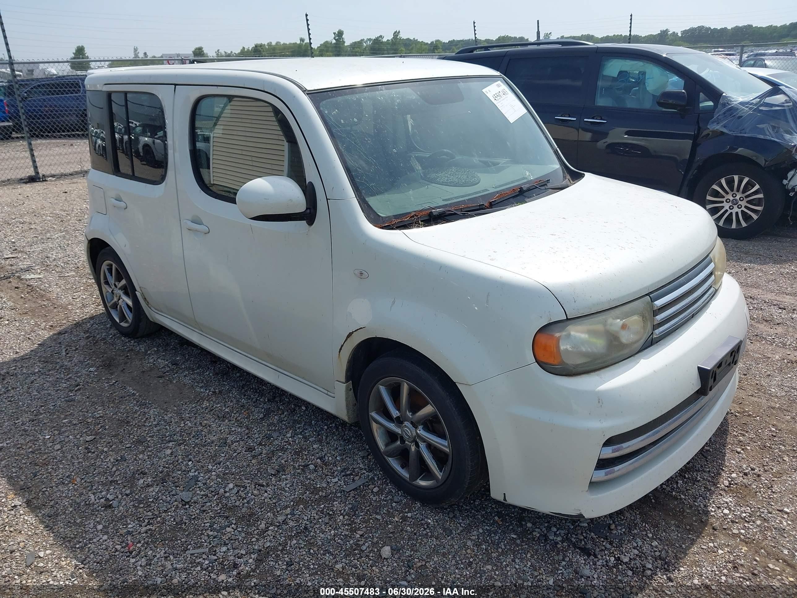 2009 Nissan Cube 1.8 Krom White vin: JN8AZ28R09T115187