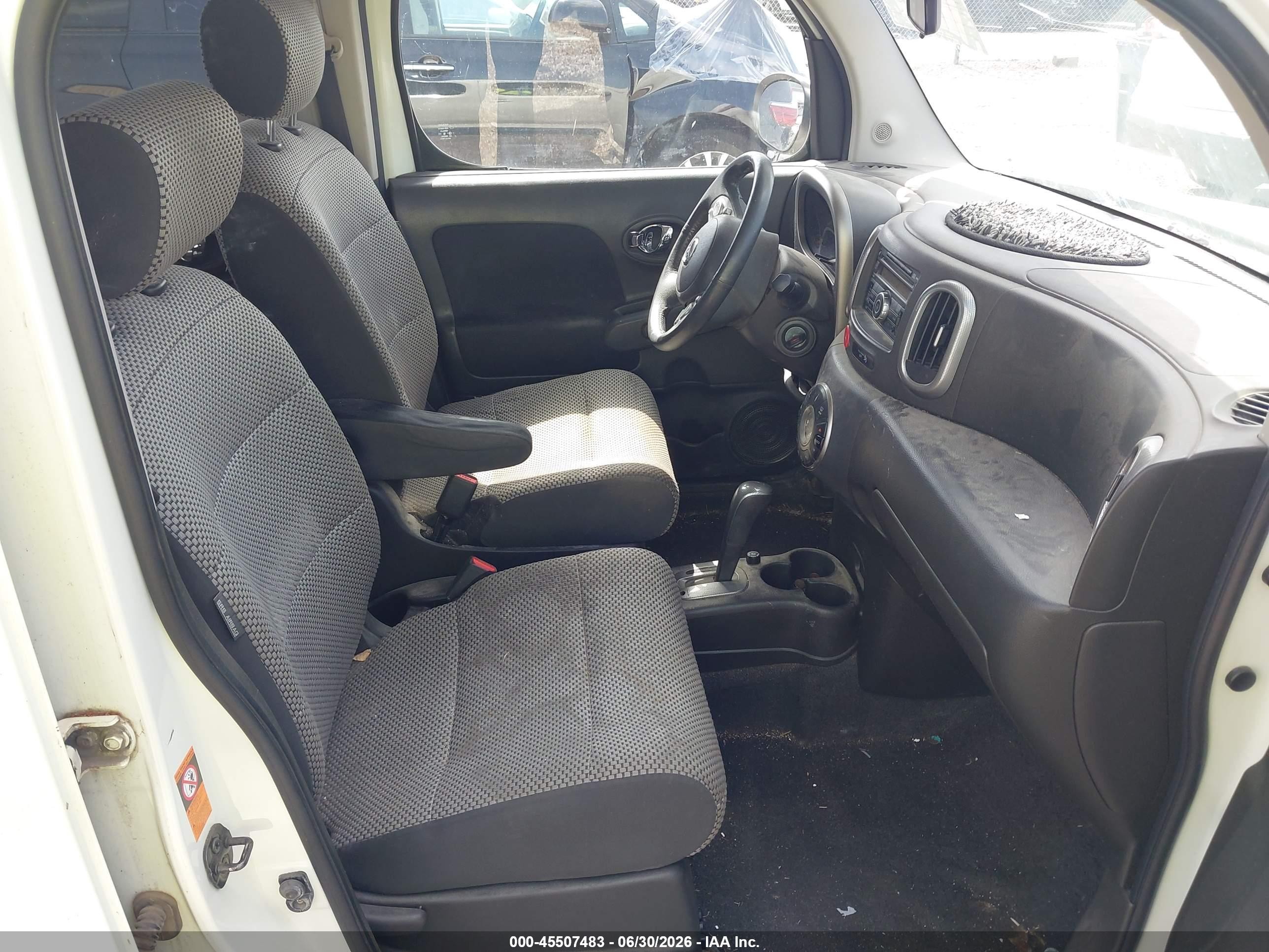 2009 Nissan Cube 1.8 Krom White vin: JN8AZ28R09T115187