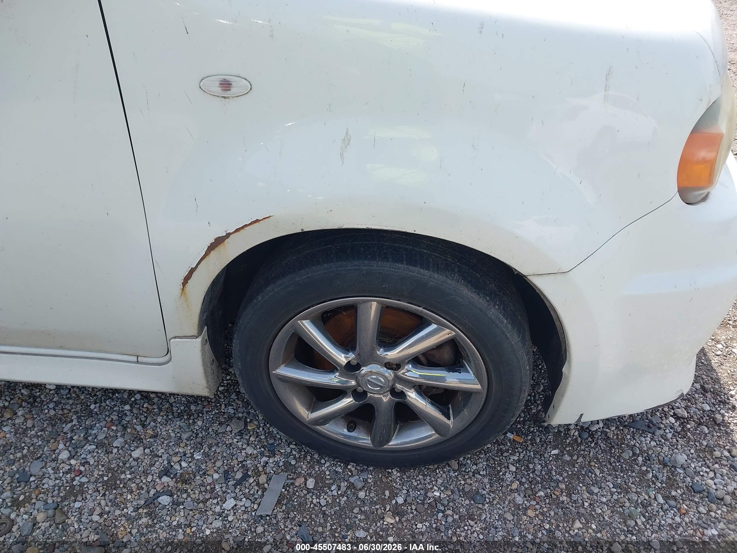 2009 Nissan Cube 1.8 Krom White vin: JN8AZ28R09T115187