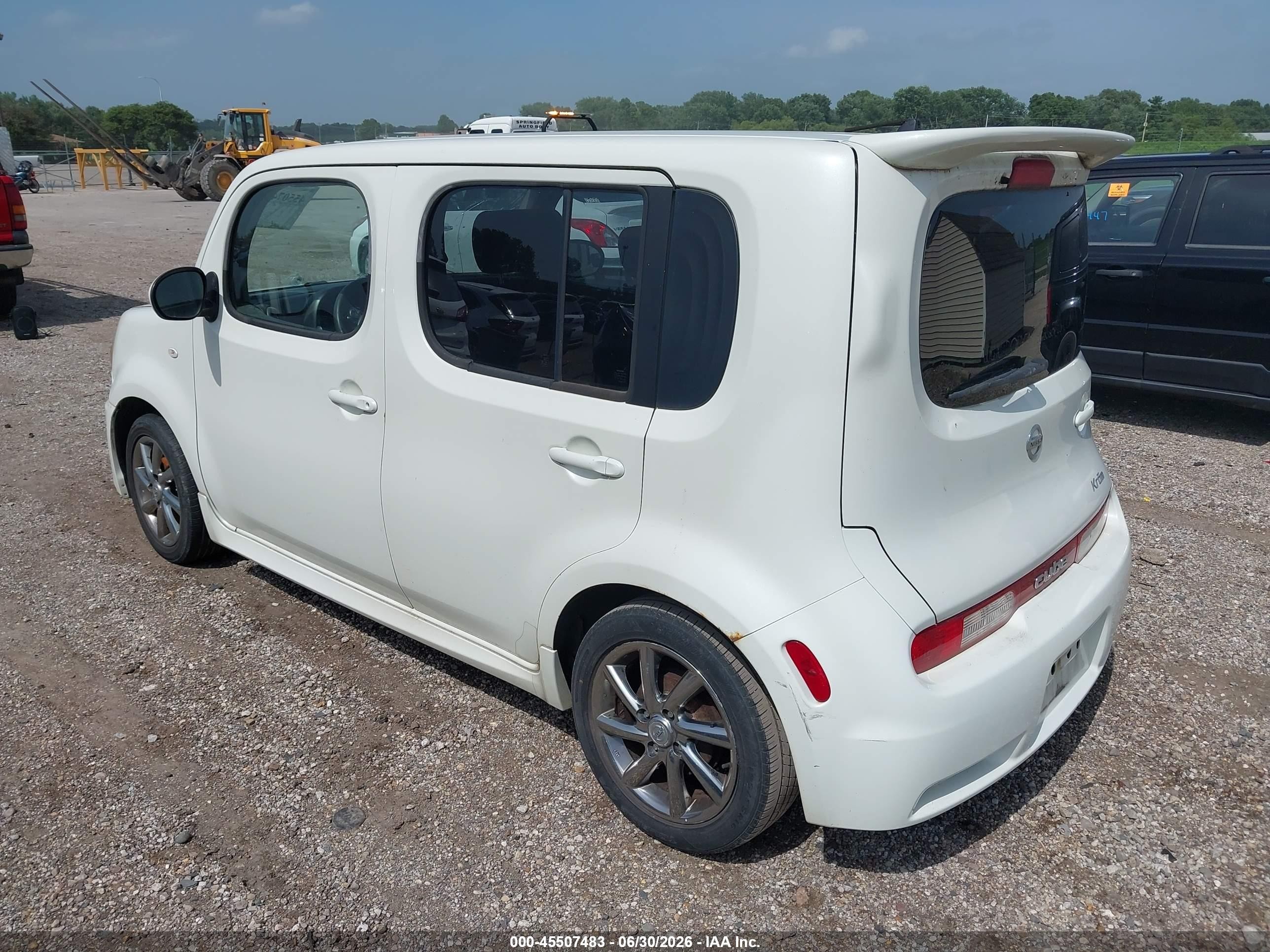 2009 Nissan Cube 1.8 Krom White vin: JN8AZ28R09T115187